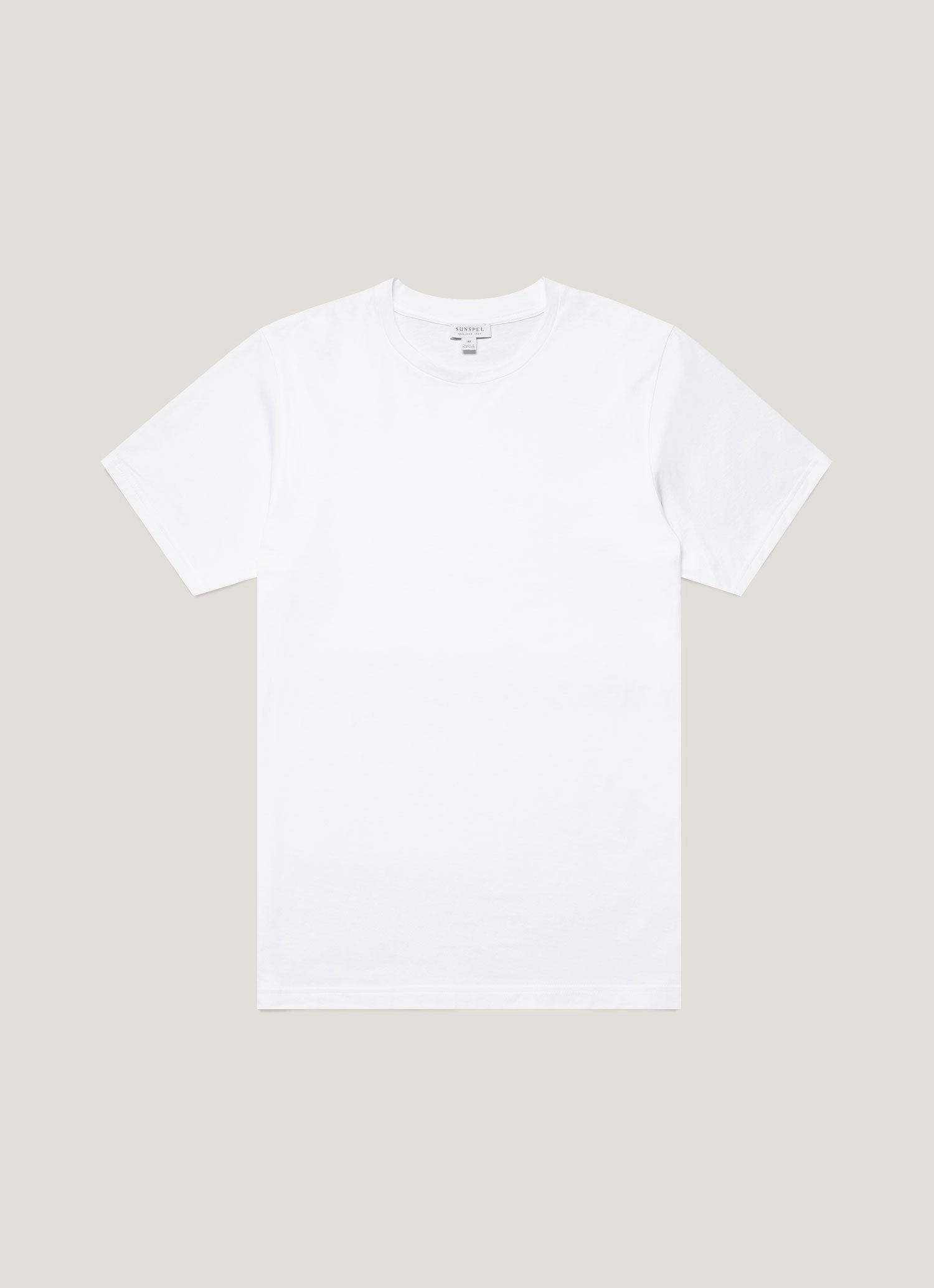 Men's Riviera T-shirt in White Soft Texture