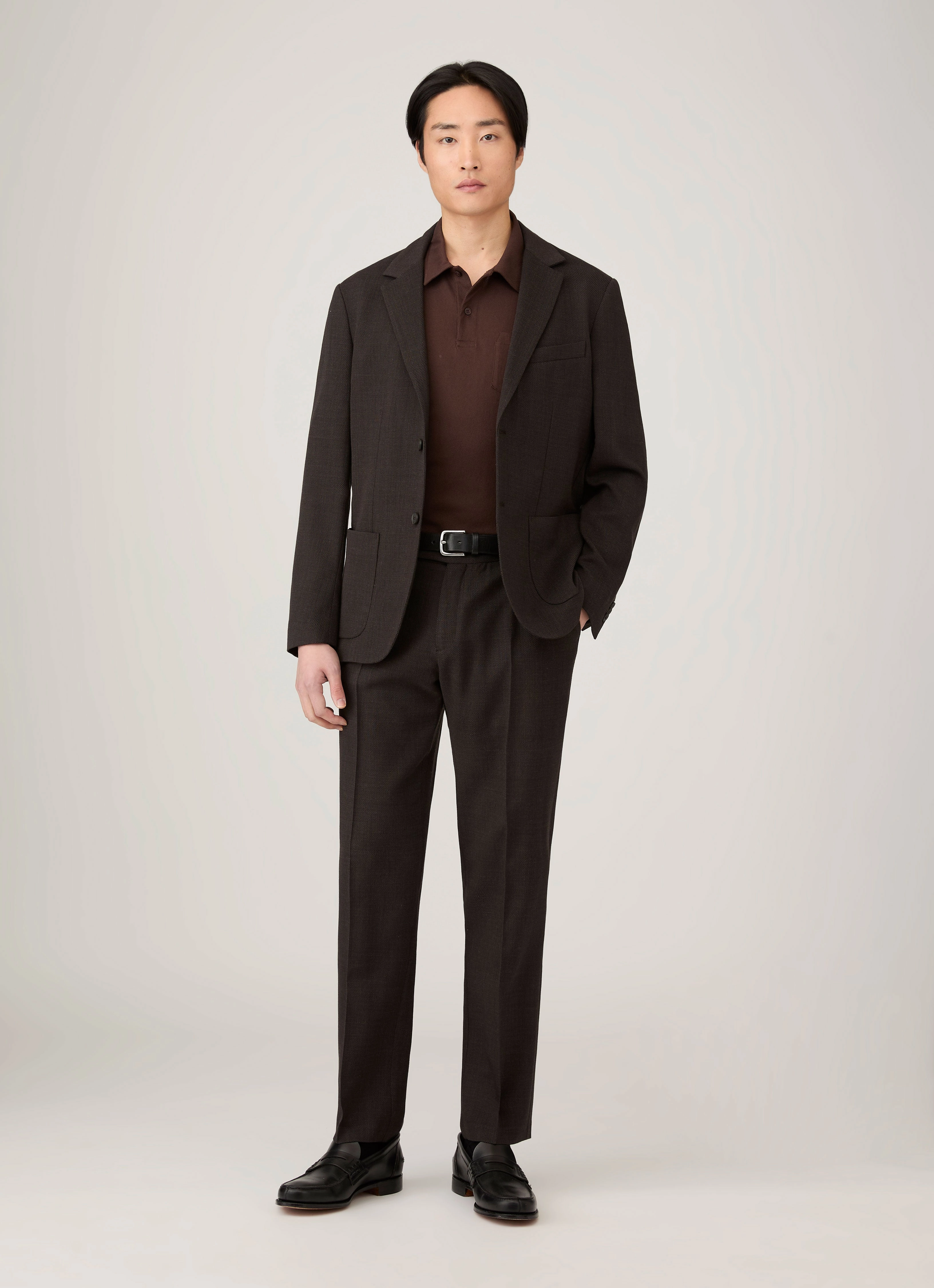 Minimal Gear Outdoor Men's Riviera Polo Shirt in Bakelite