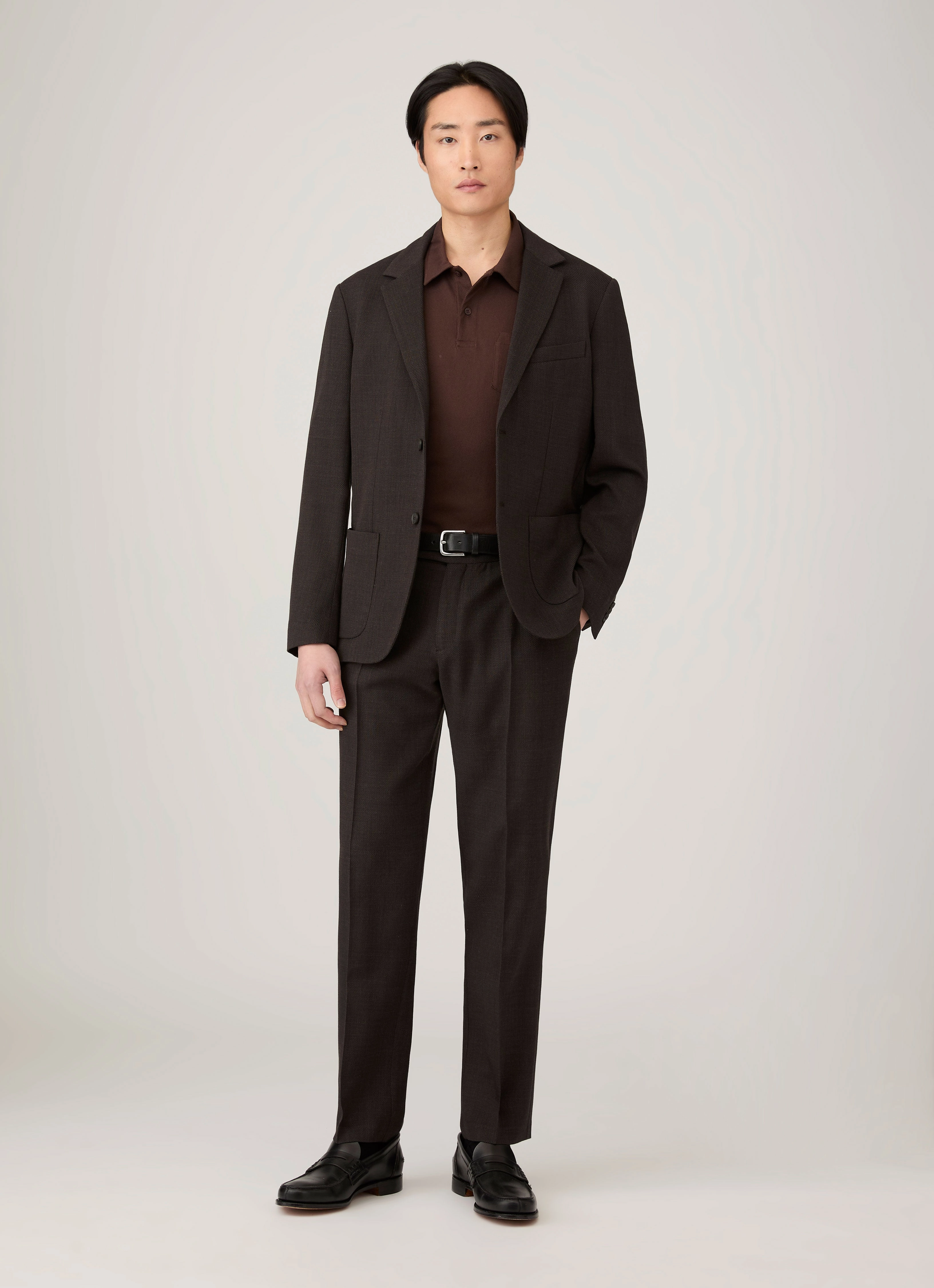 Minimal Gear Outdoor Men's Riviera Polo Shirt in Bakelite