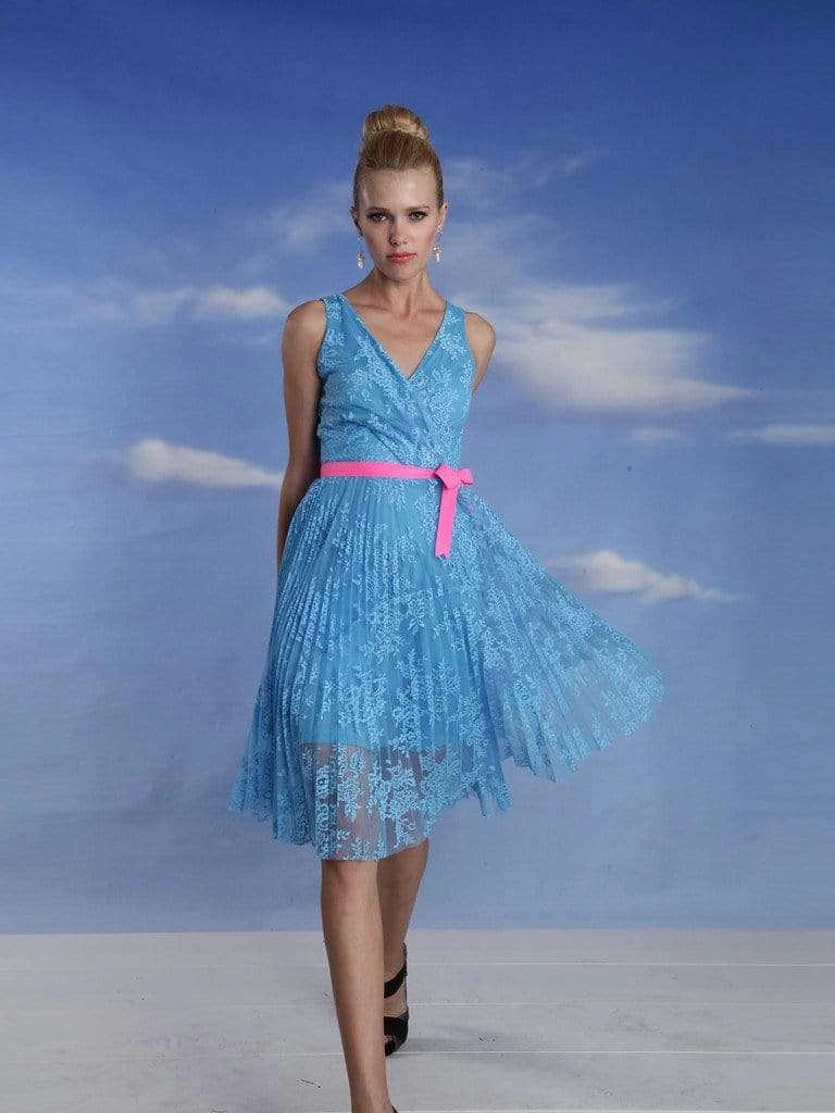 Aurora Dress- Bumble Berry Punch Form Fit Panelled-Design