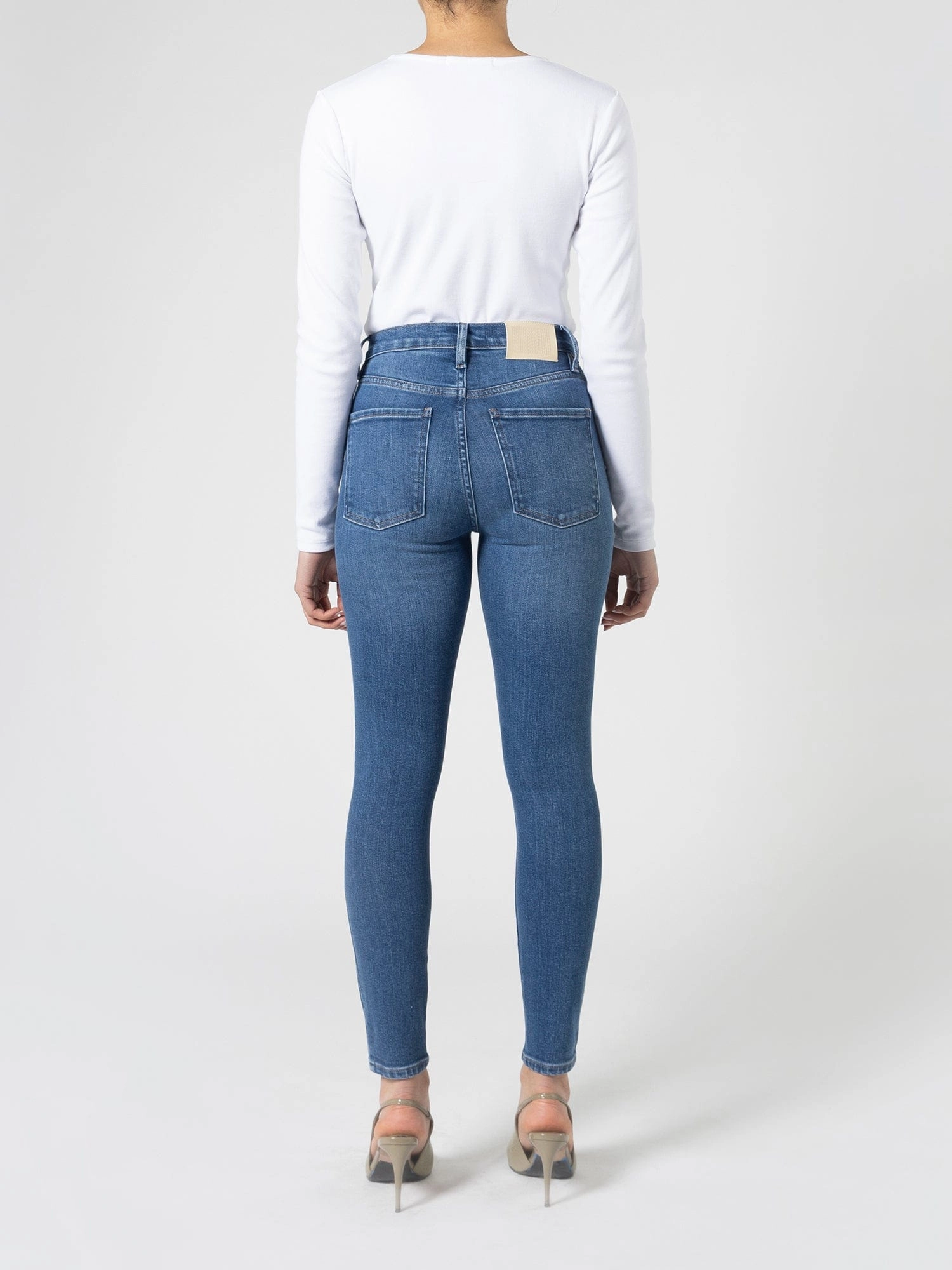 Minimal Shape Cult Skinny Ankle Icon Blue