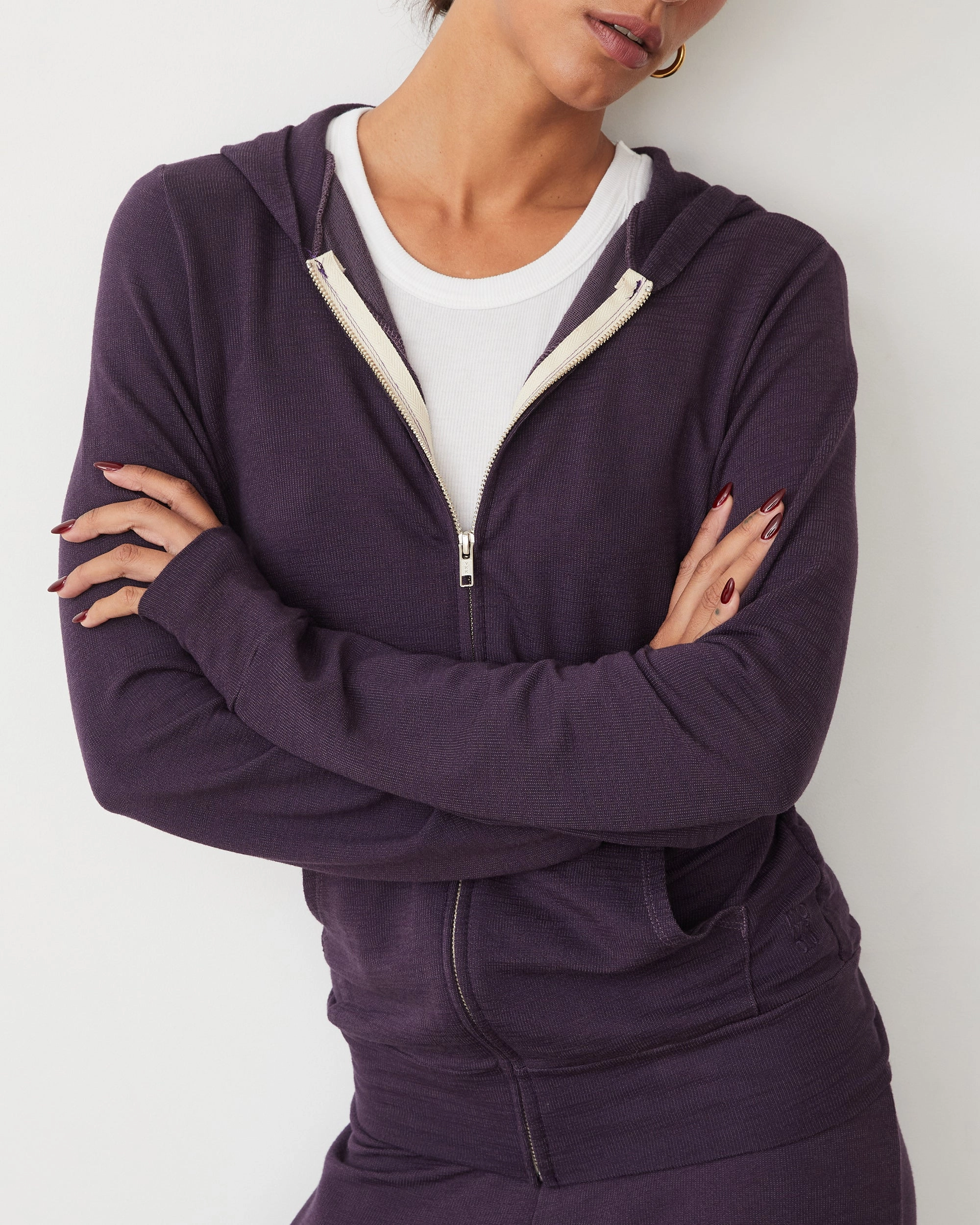 Minimalistic style Supersoft Zip Up Hoody