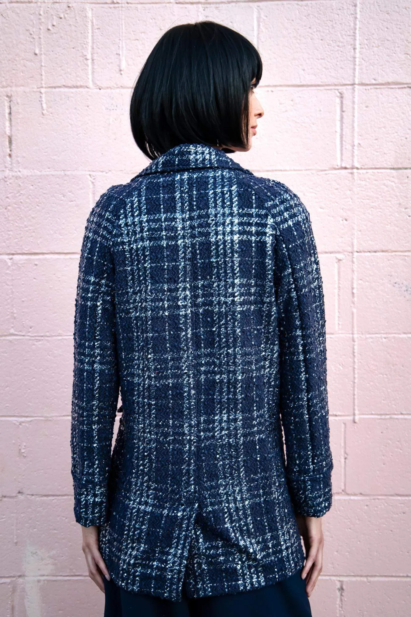 Modern Chic Logan Coat - Midnight Paris