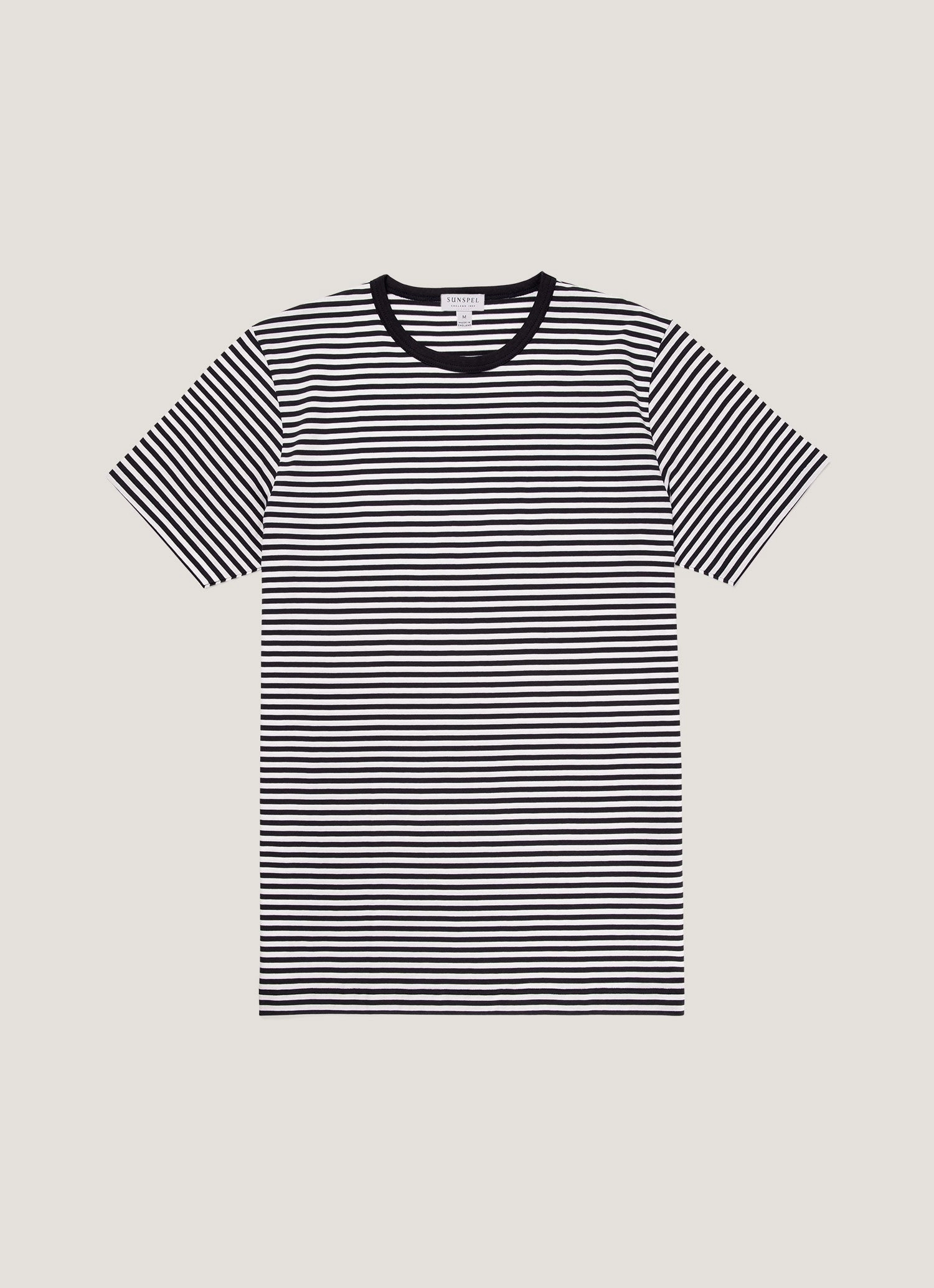 Lifestyle Energy Men's Classic T-shirt in Navy/White English Stripe