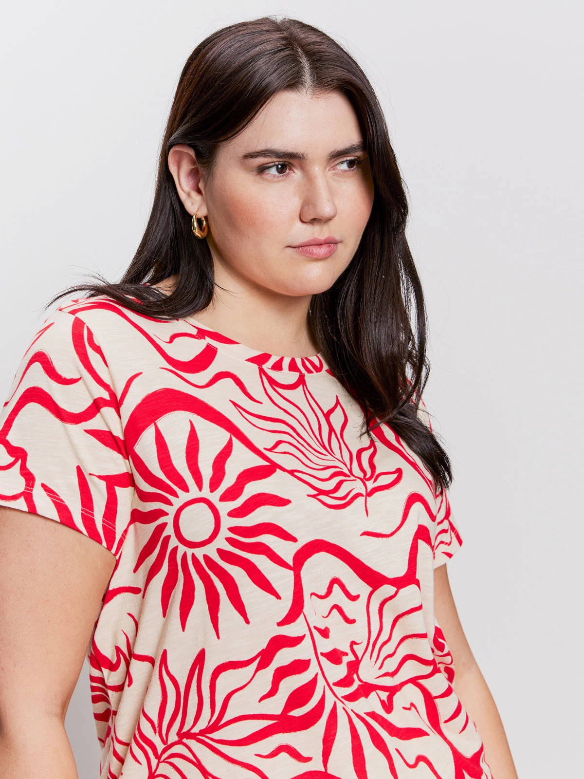 Modern Look The Perfect Tee Sunny Riviera Extended Sizing