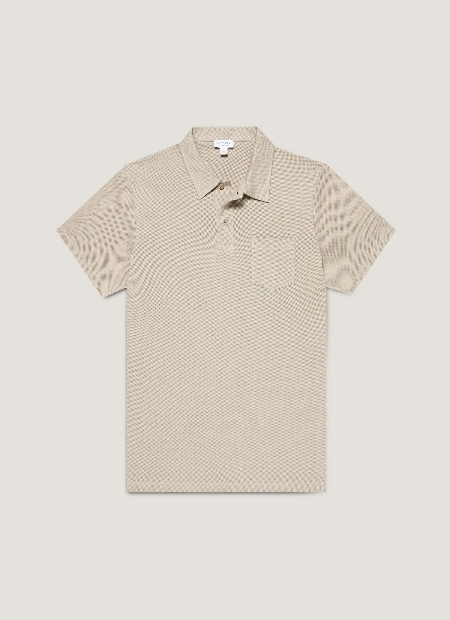 Men's Riviera Polo Shirt in Fog Fashion Casual Look Smart Casual Style