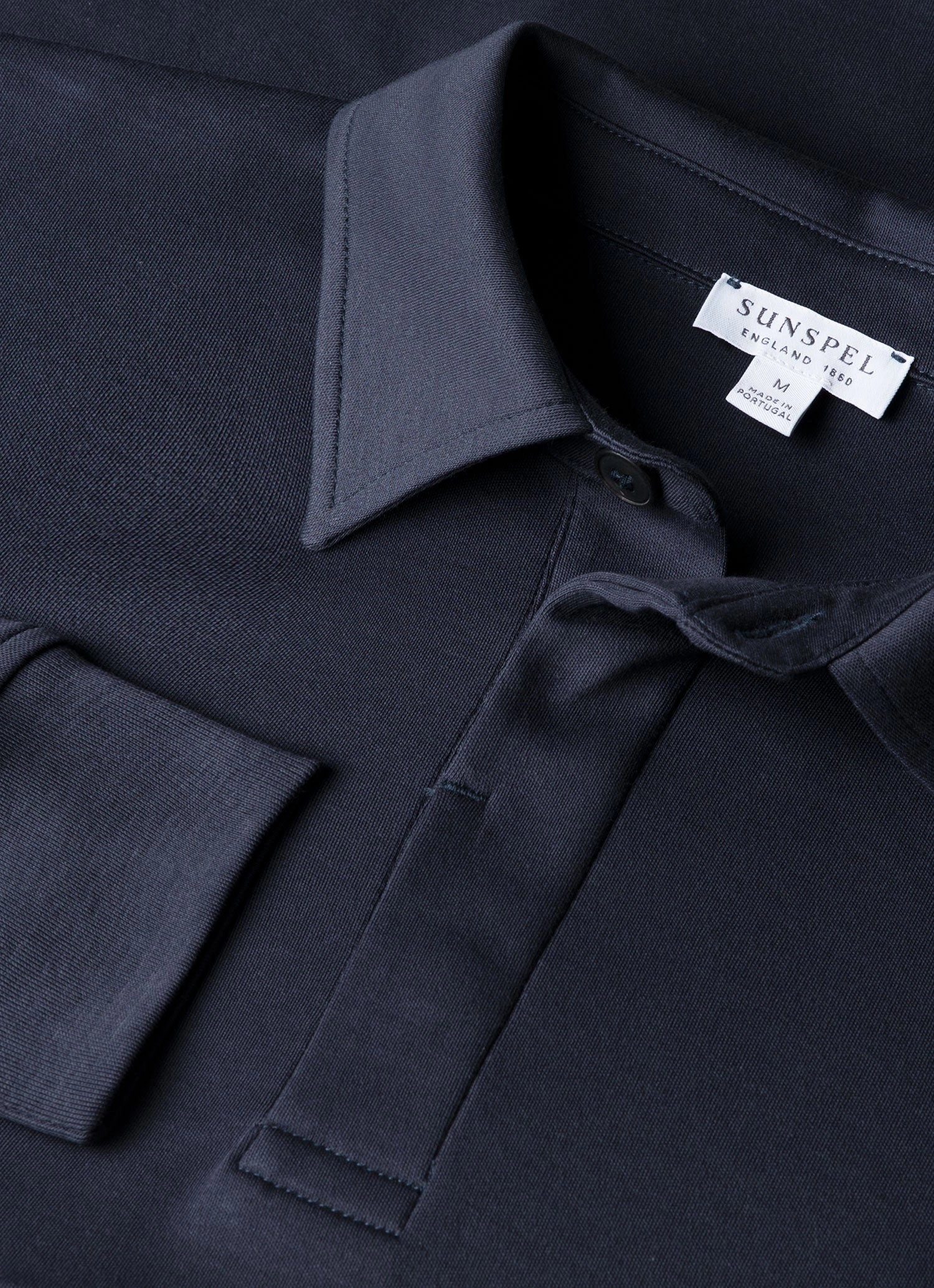 Modern Pick Men's Heavyweight Rugby Polo Shirt in Navy