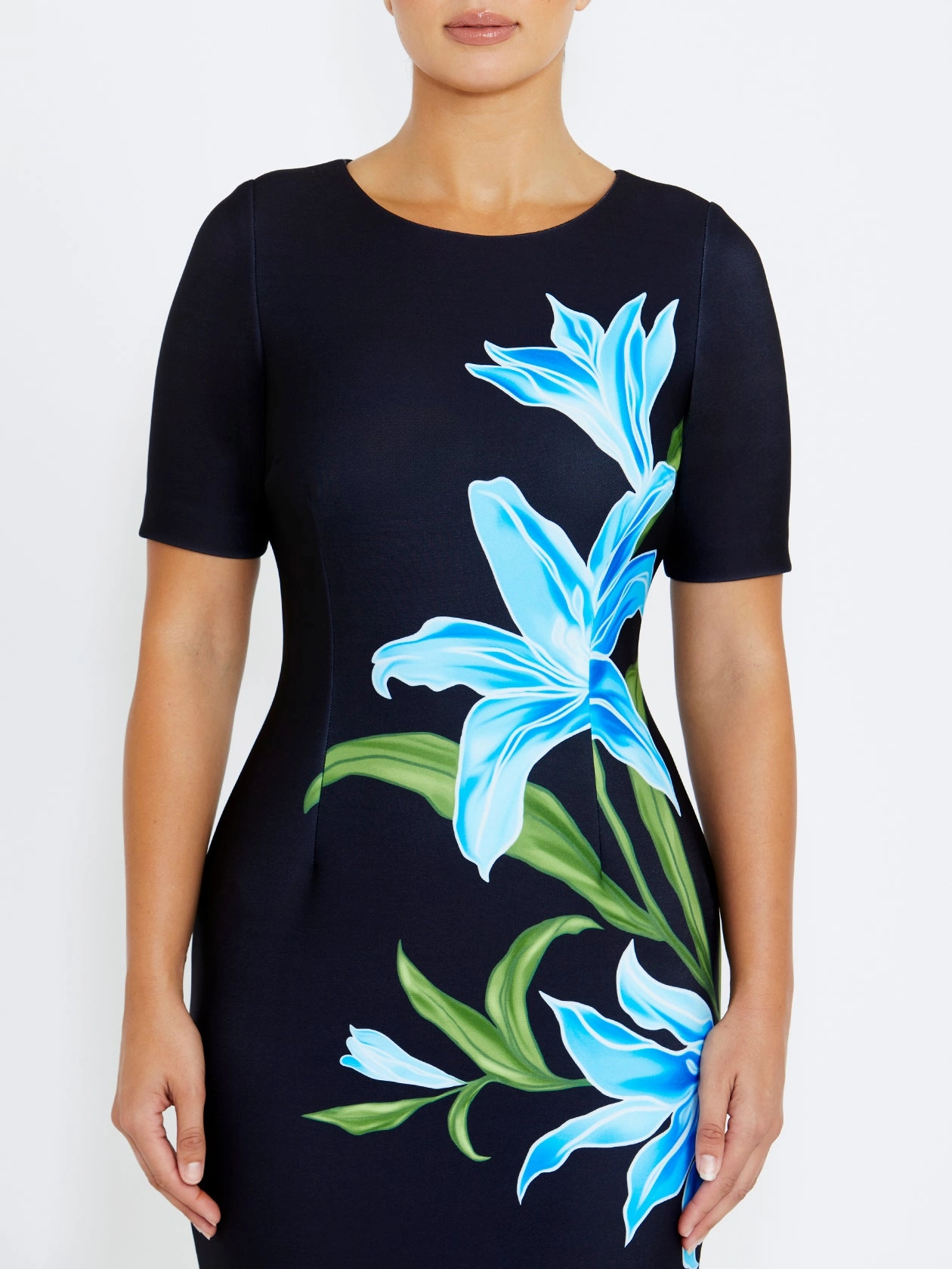 Multicolor Style Yvette Capri Crepe Dress