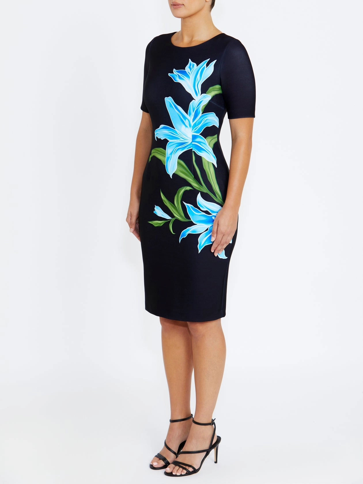 Multicolor Style Yvette Capri Crepe Dress