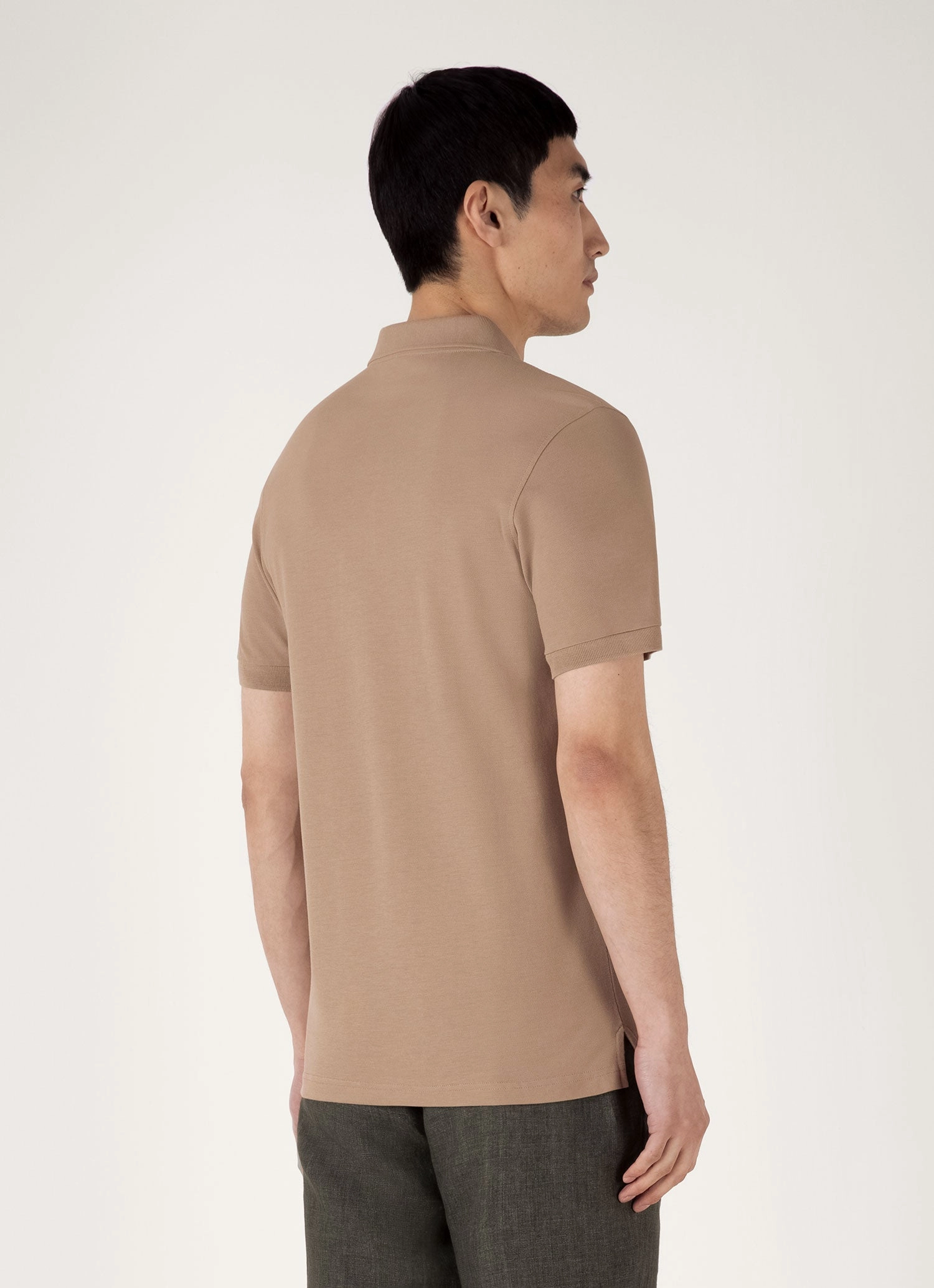 Must-Have Piece Men's Piqu?? Polo Shirt in Dune