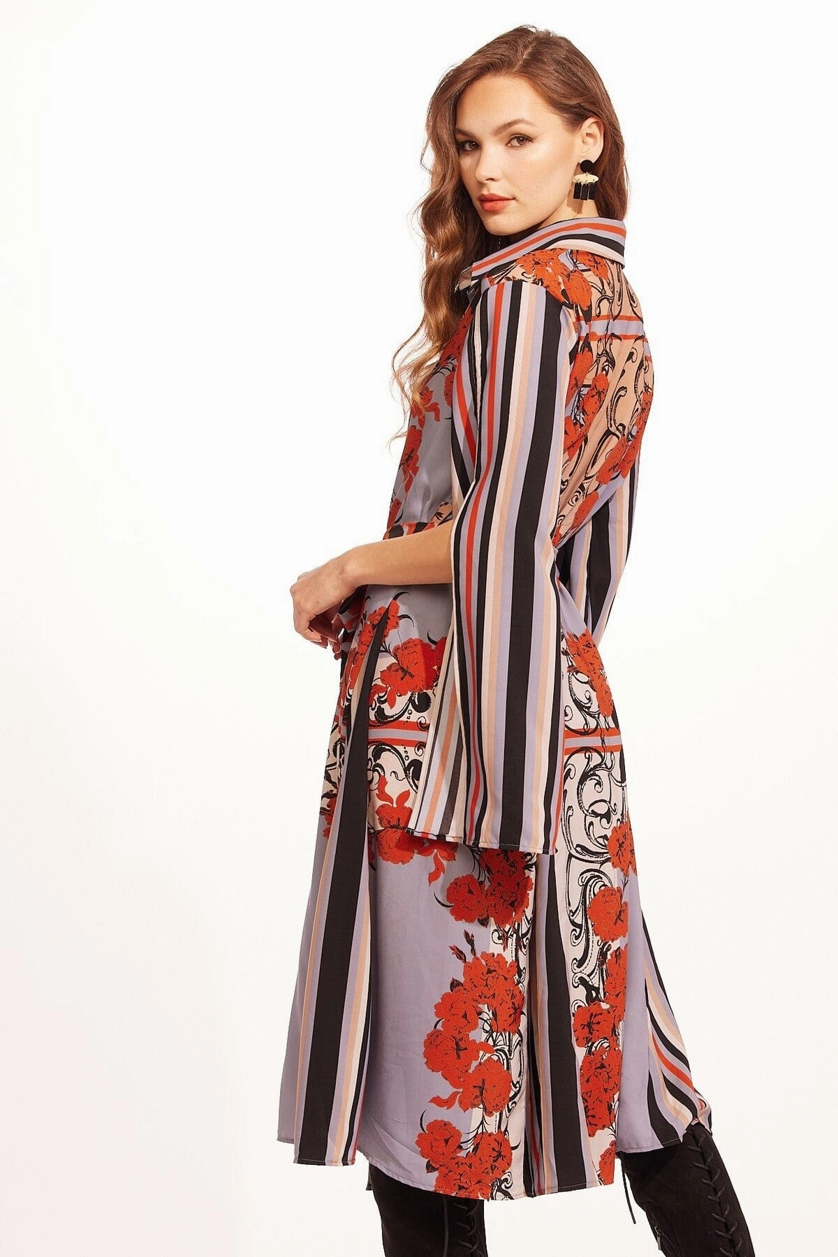 Nadyie Dress - Arabesque Wide Belt