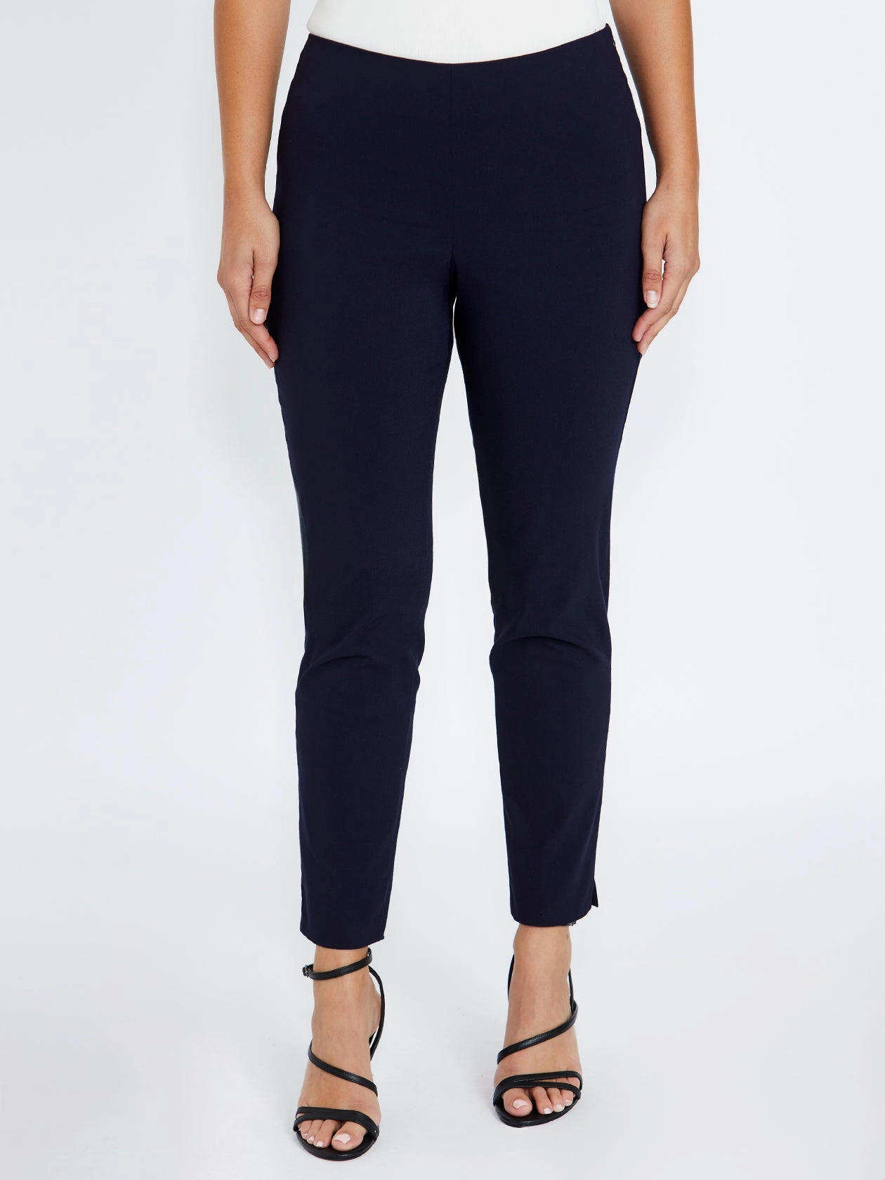 Nancy Navy Bengaline Pant Cozy Waist
