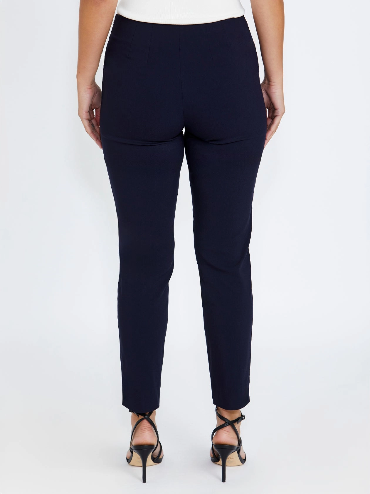 Nancy Navy Bengaline Pant Cozy Waist