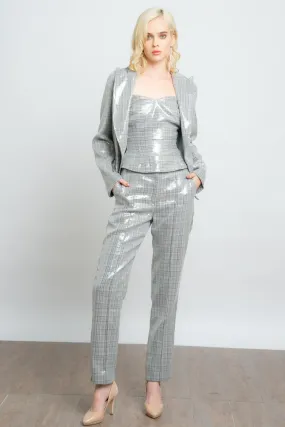 Nash Pants - Zion Plaid Cropped hem