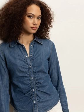 Chill Vibe Artist Vibe Weekend Warrior Gym Ready Denim Dreamgirl Top Ball Park