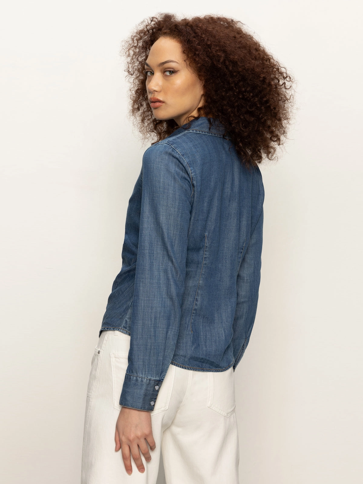 Neat Stitch Denim Dreamgirl Top Ball Park