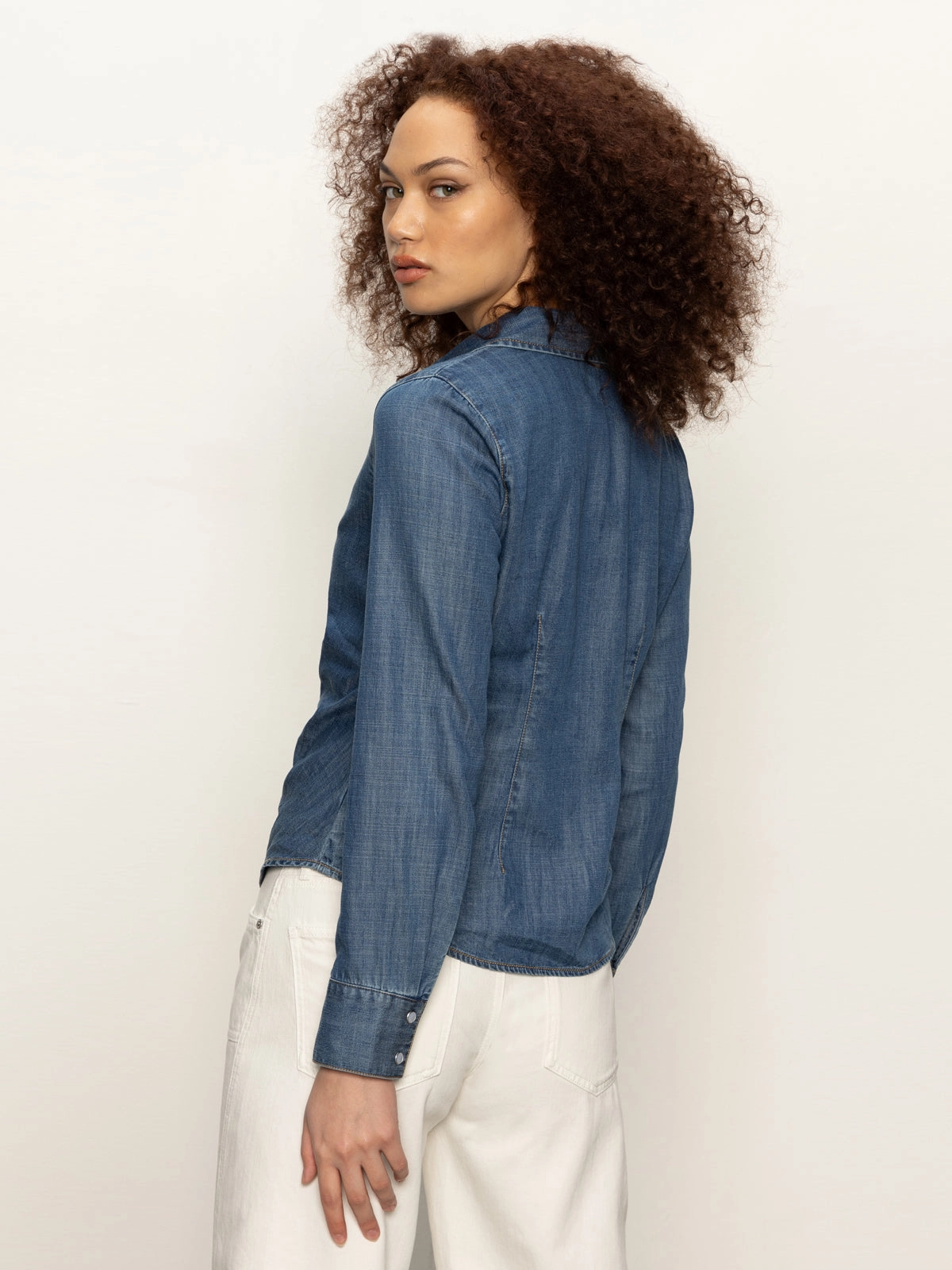 Neat Stitch Denim Dreamgirl Top Ball Park