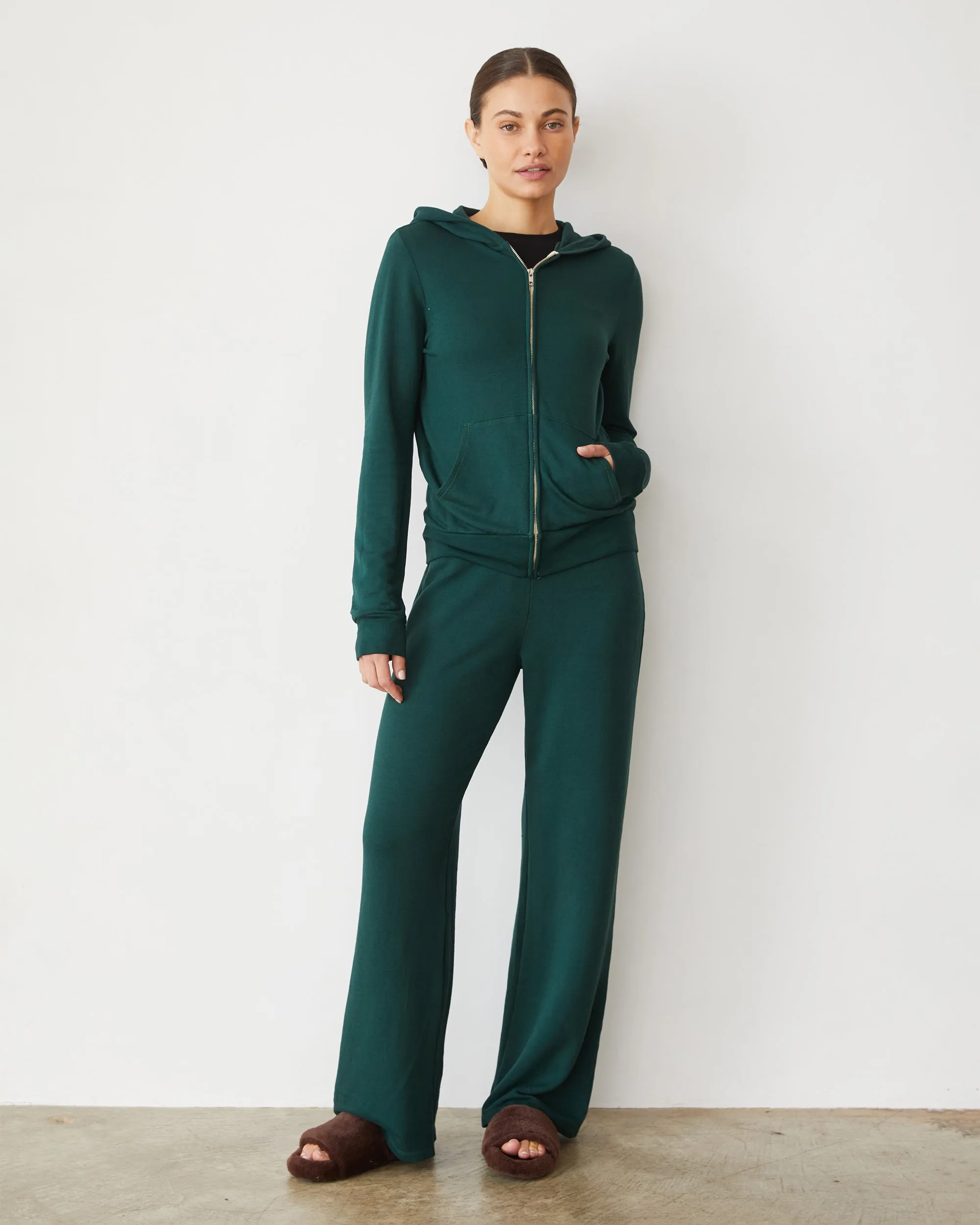 Neutral Cut Softfleece Zip Up Hoody