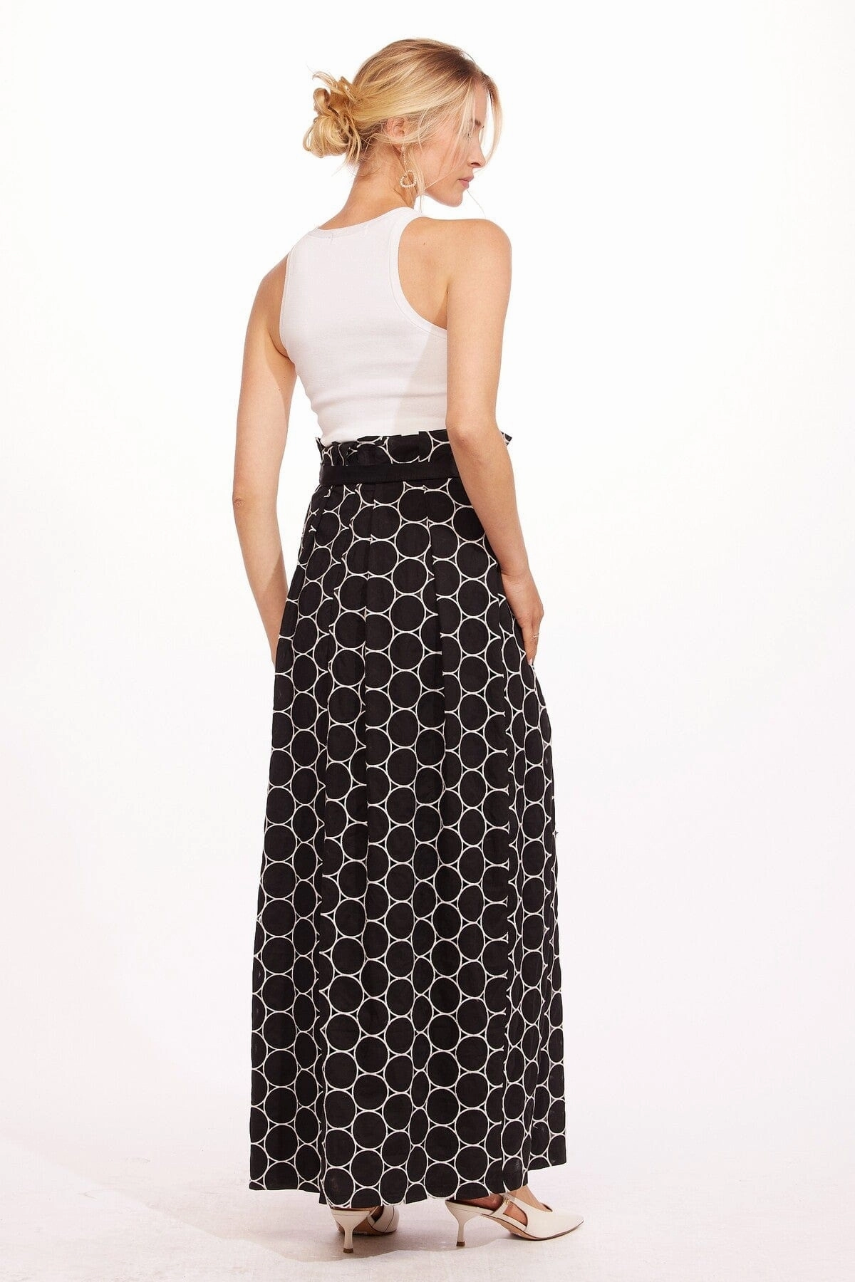 Noah Dress - Orbit Self Tie Belt