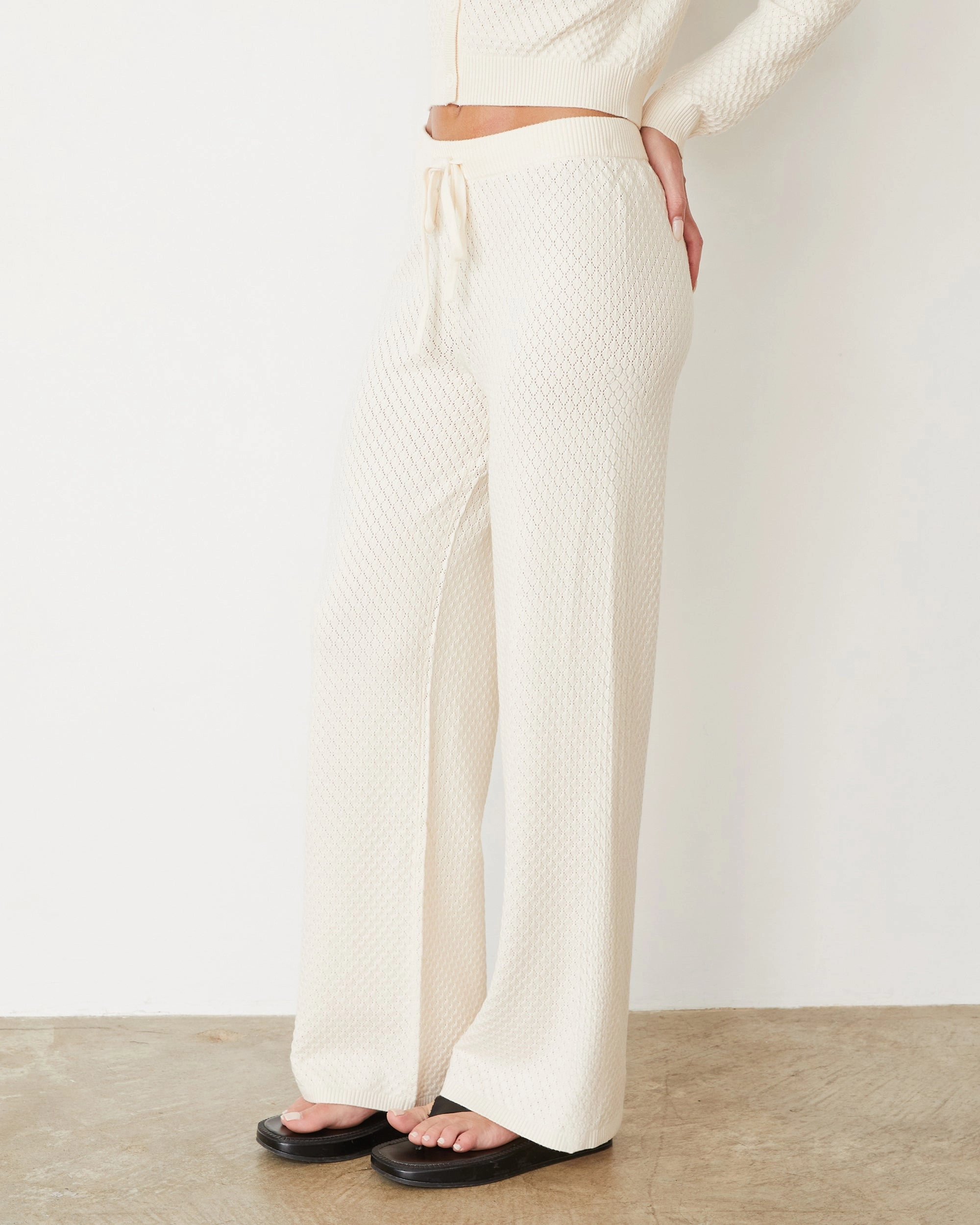 Office-essential Softknit French Waffle Lounge Pant