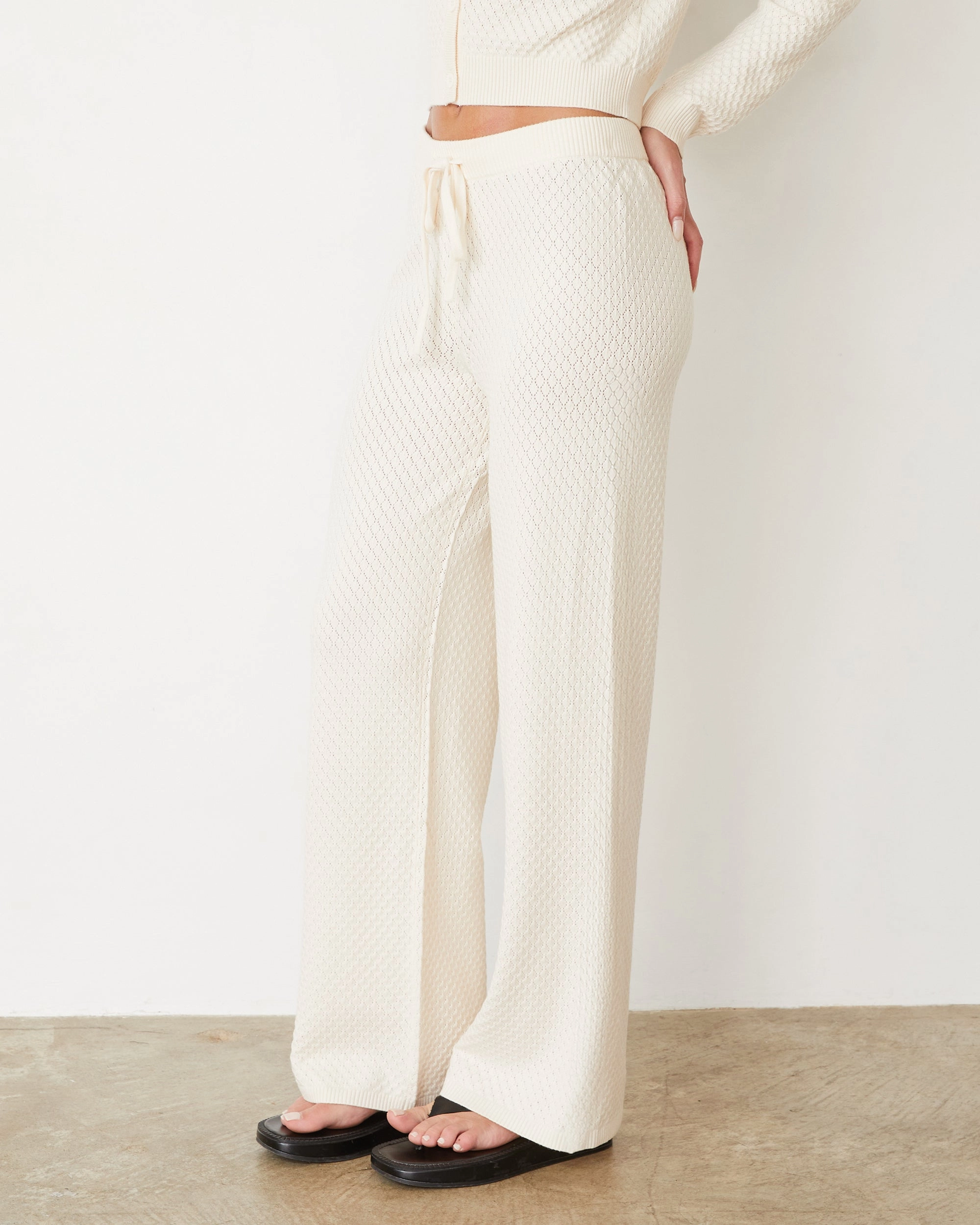 Office-essential Softknit French Waffle Lounge Pant