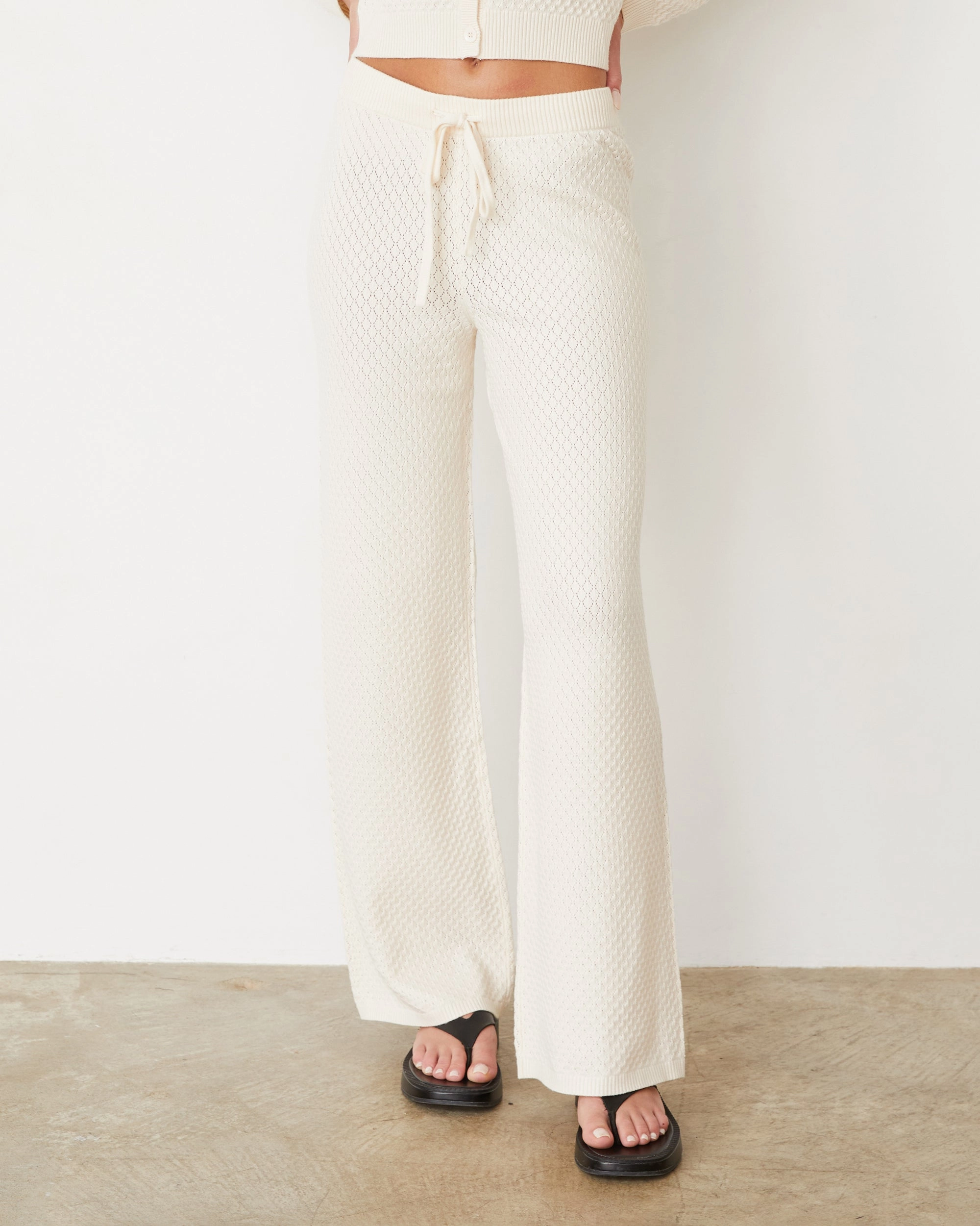 Office-essential Softknit French Waffle Lounge Pant