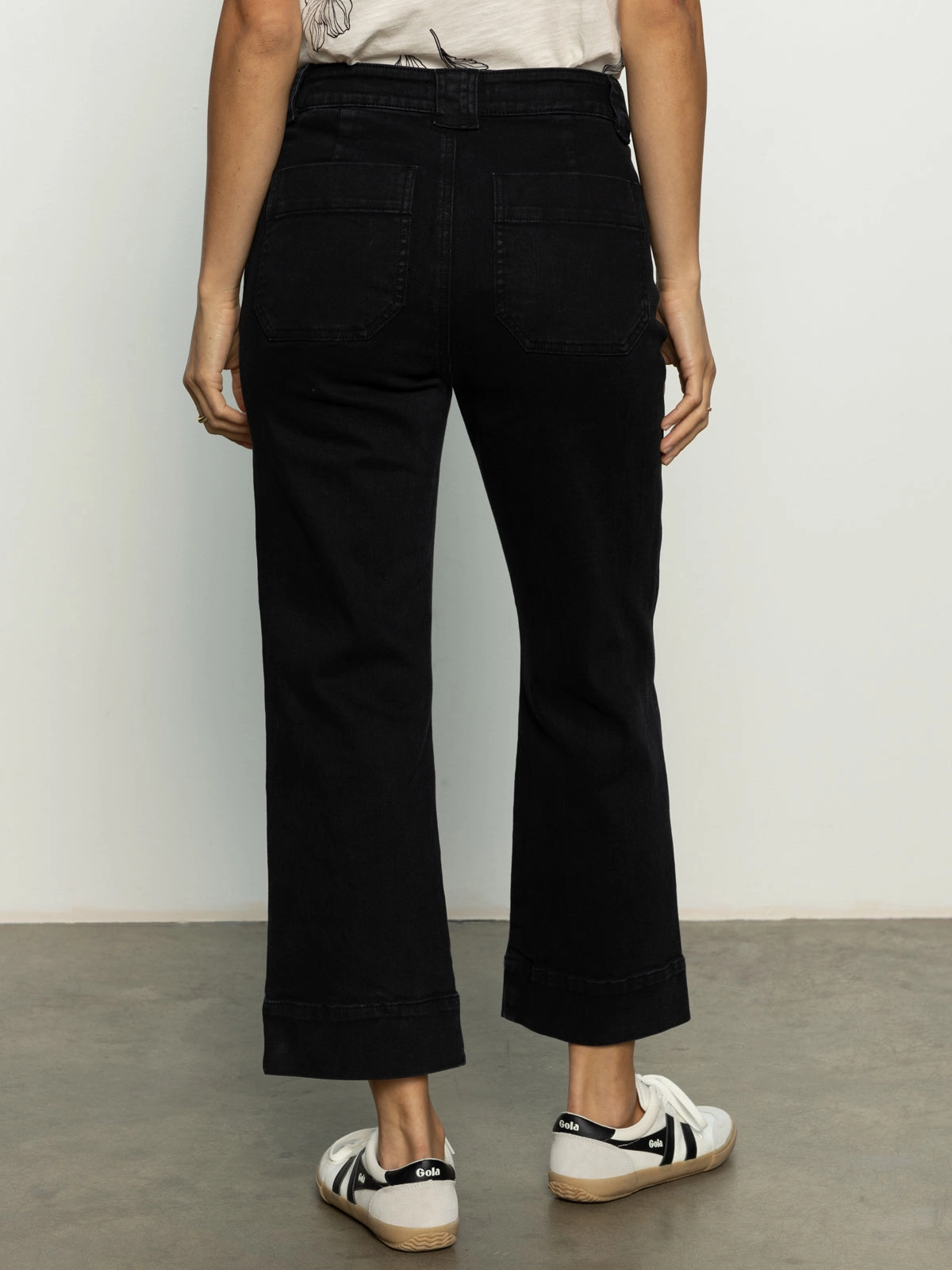 Office Voyage Standard High Rise Crop Pant Black