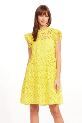 Girls Night Ollie Dress - Buttercup