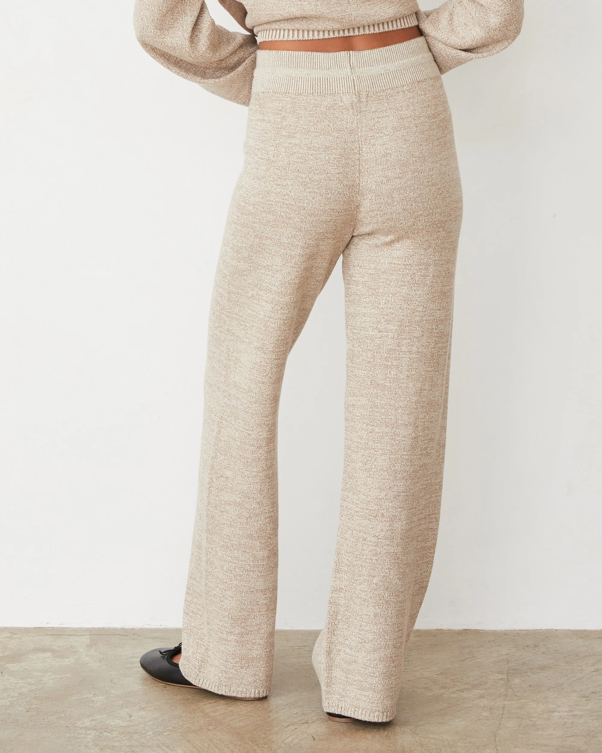 Organic Cotton Cashmere Relaxed Pant Wide-leg-casual