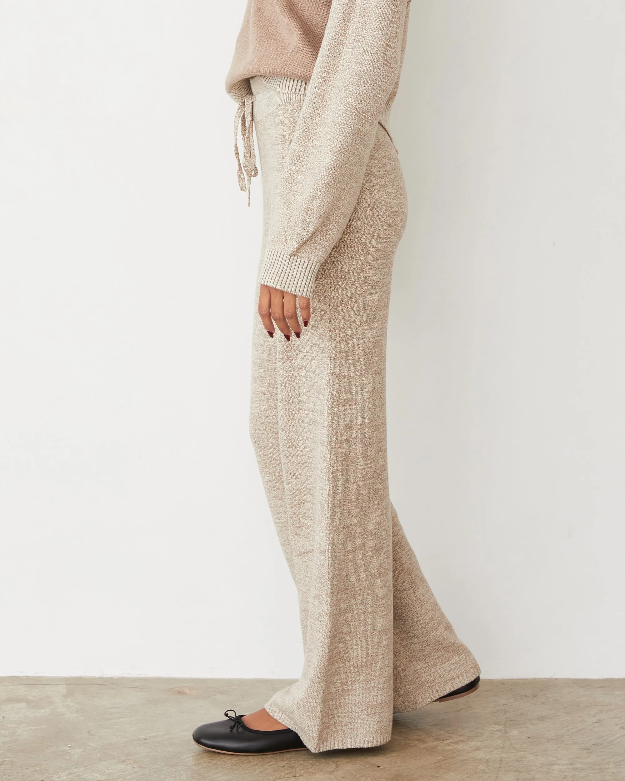 Organic Cotton Cashmere Relaxed Pant Wide-leg-casual