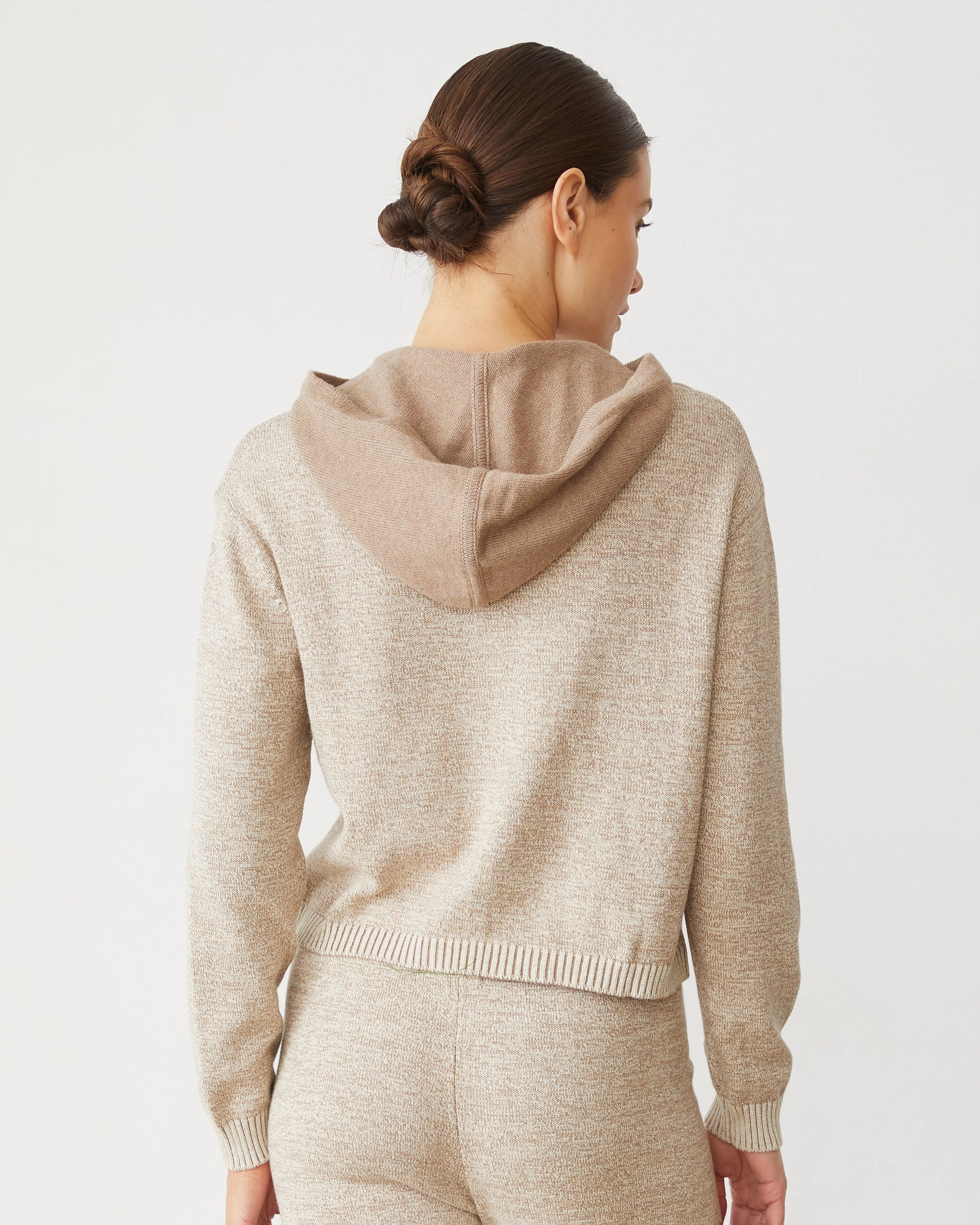 Organic Cotton Cashmere Hooded Sweater Sports fashion
