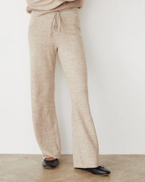 Quick-Dry Material elastic waistband Organic Cotton Cashmere Relaxed Pant