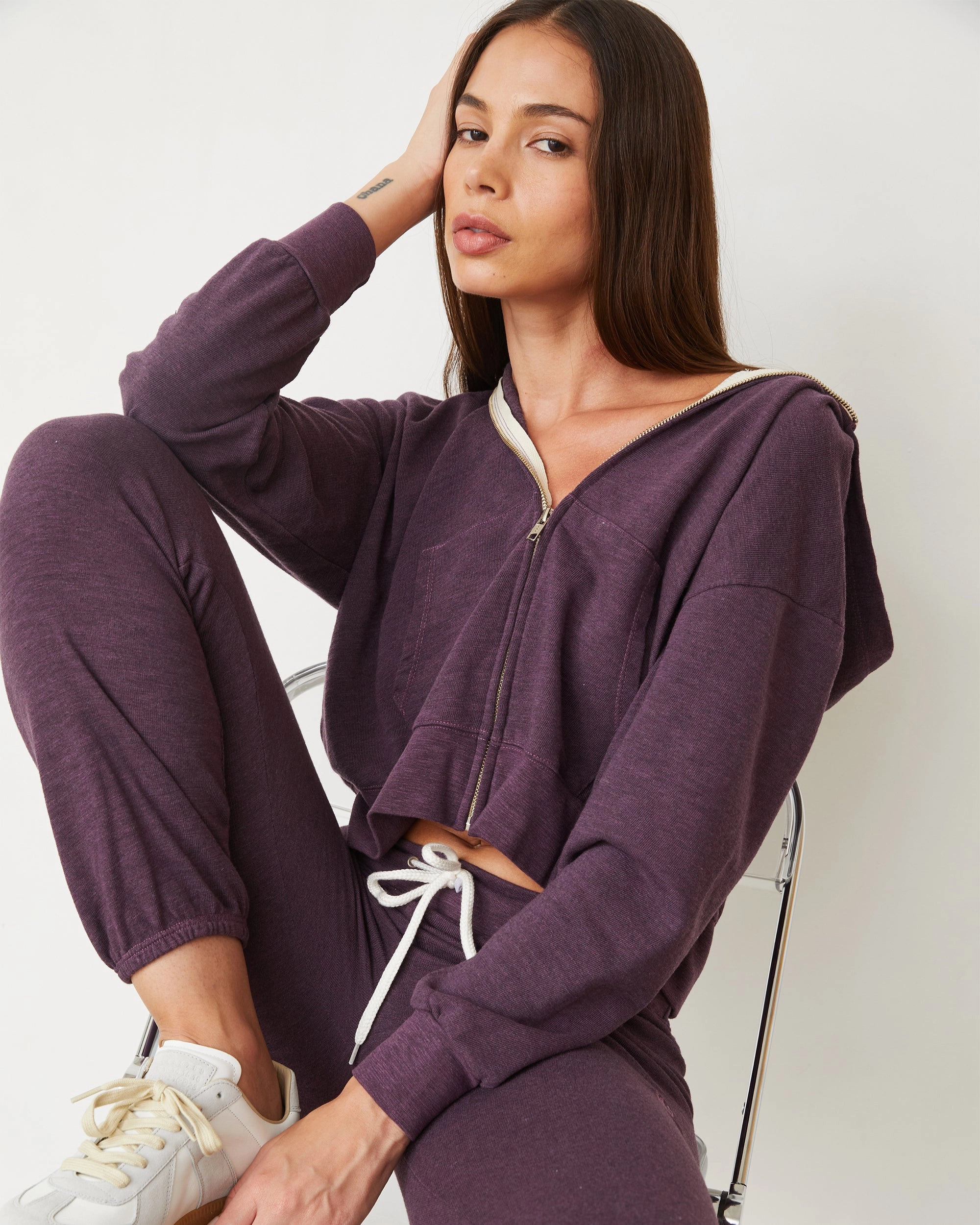 Original Fleece Zip Up Hoody High Neck Design