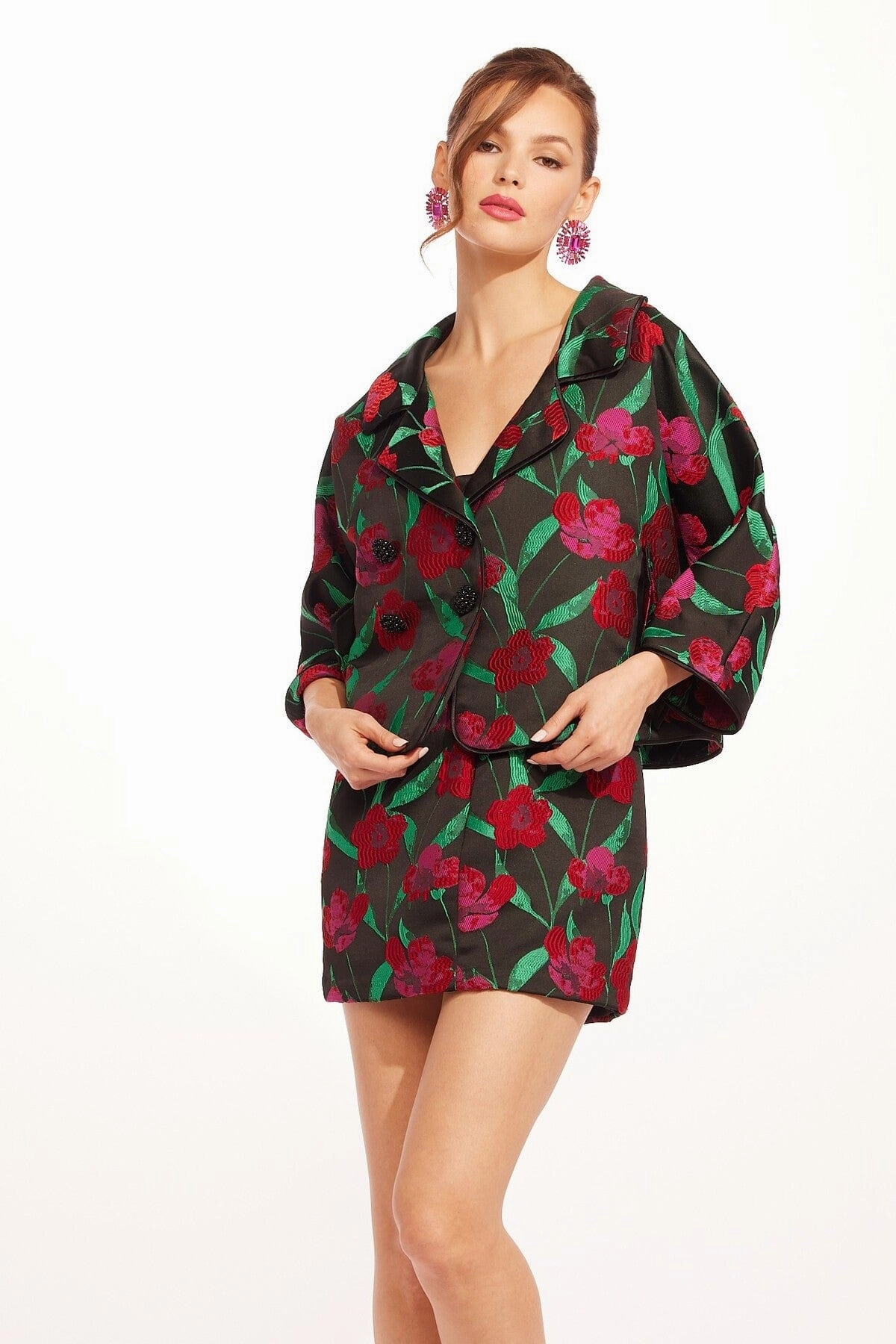 outdoor yoga Manolo Jacket - Roses and Thorns