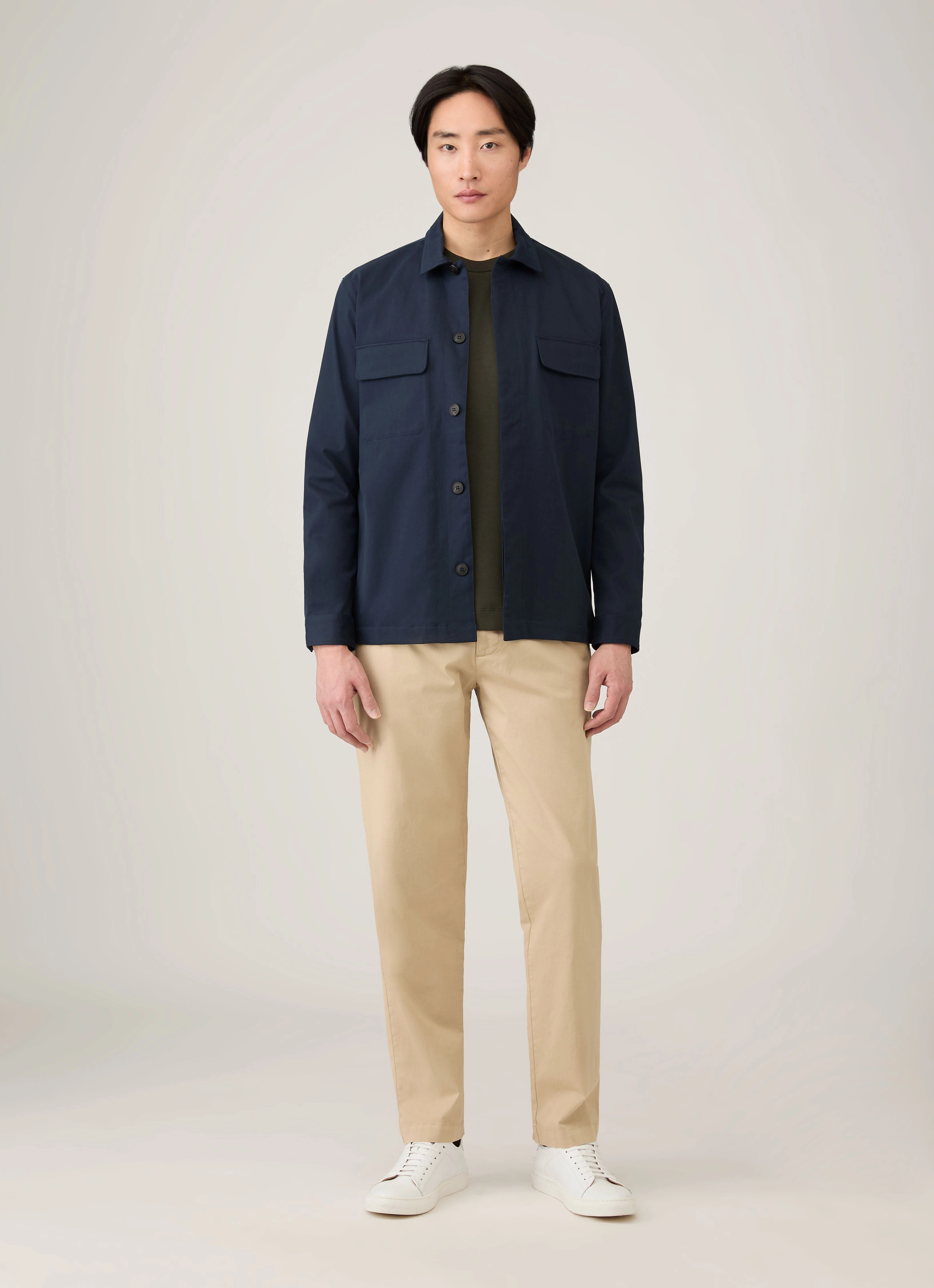 Outfit Ready Men's Long Sleeve Heavyweight T-shirt in Dark Green