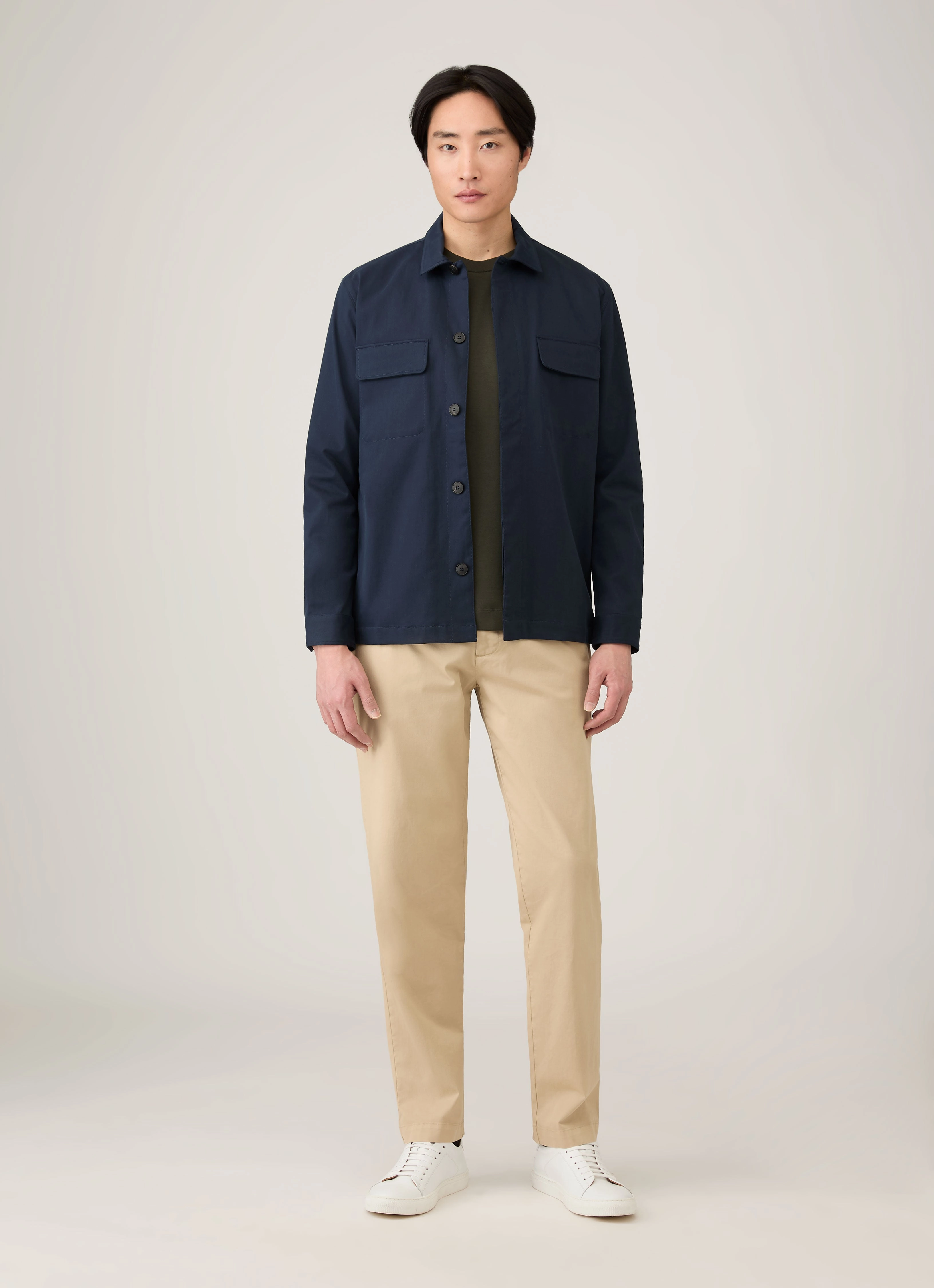 Outfit Ready Men's Long Sleeve Heavyweight T-shirt in Dark Green