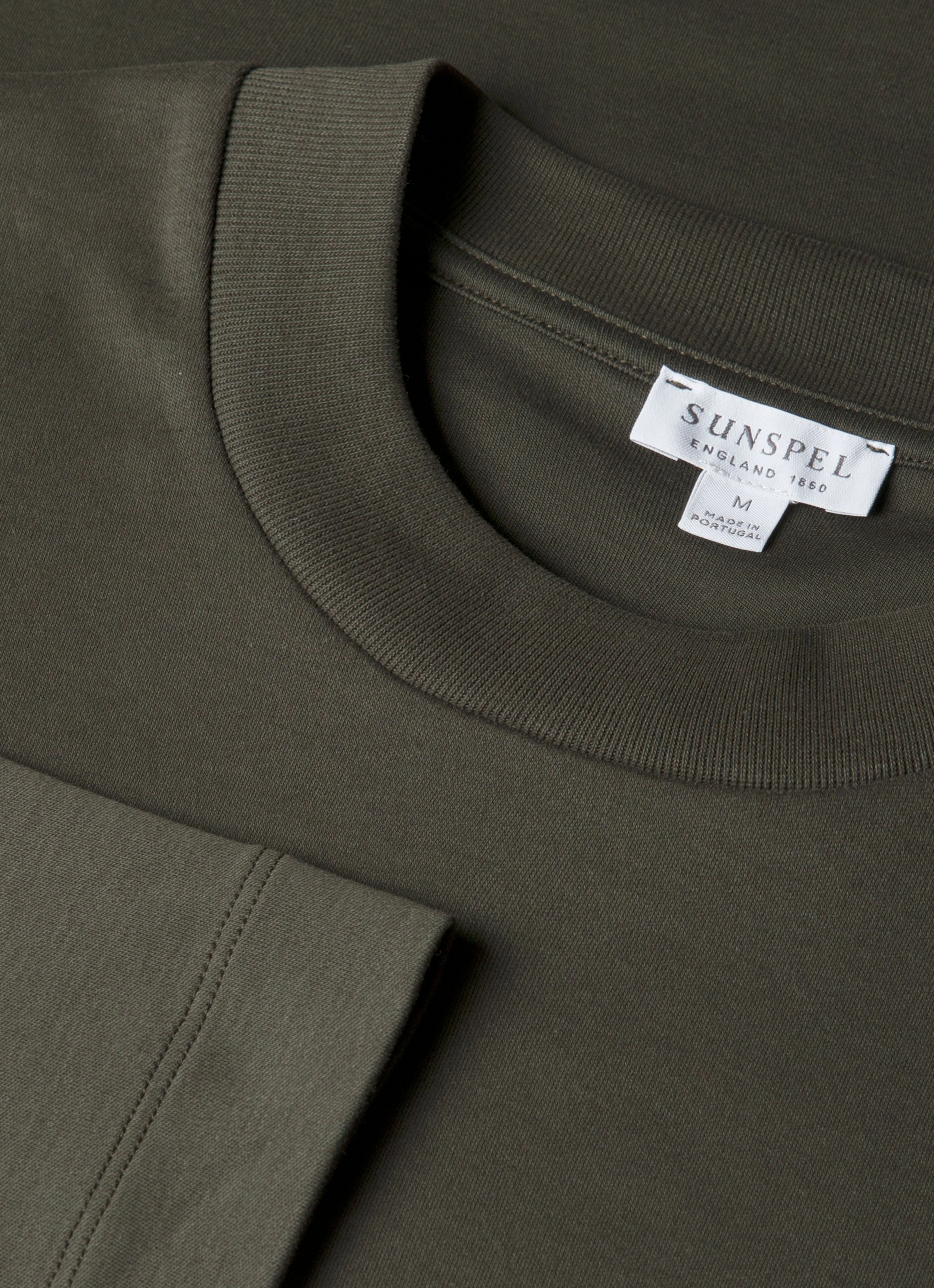 Outfit Ready Men's Long Sleeve Heavyweight T-shirt in Dark Green