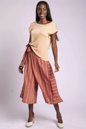 Timeless Style Structured Fit Palazzo Pants - Senegal