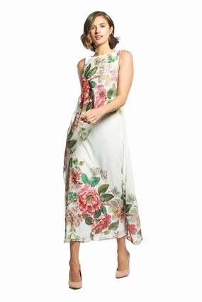 Sophisticated Look Casual Wear Per Lila Dress - English Rose