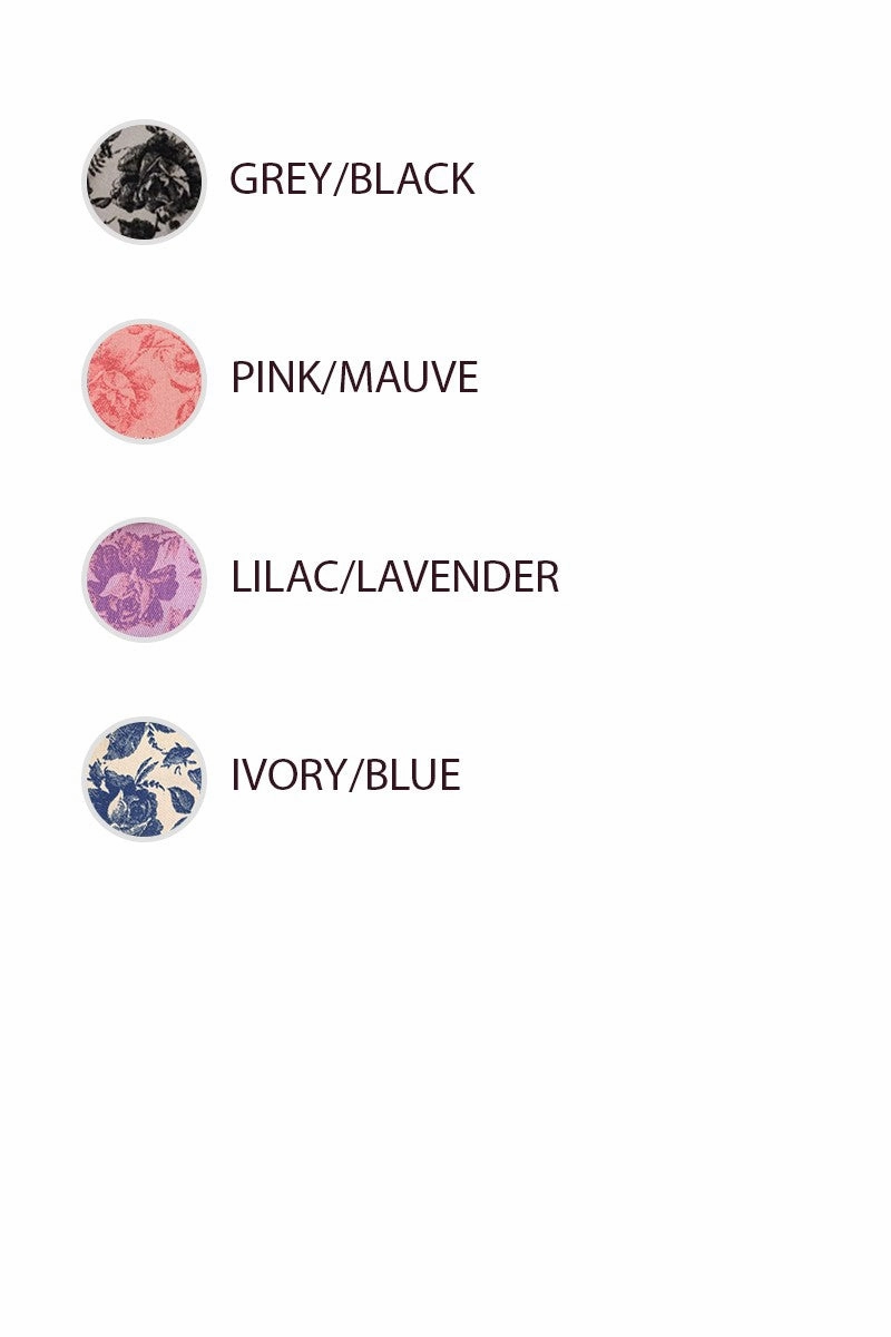 IP6187S-57 | WASHED ROSE PRINTED CROPPED DENIM JACKET Effortless Style Core Flex