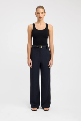 Ariel Straight Leg Pant Stretch Comfort Low-rise style