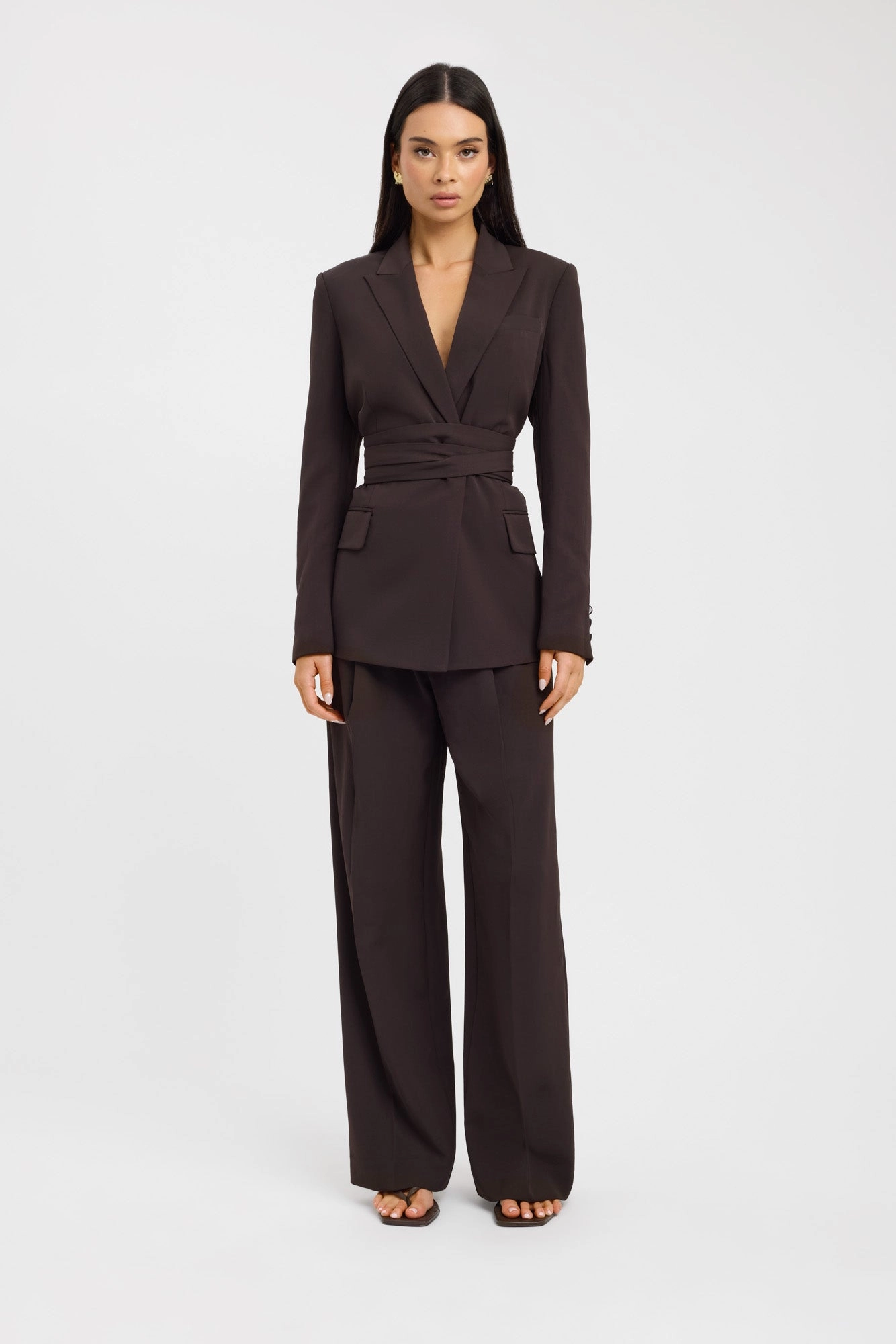 Cozy Insulated Coat Sleek Wool Jacket Opal Blazer