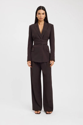 Cozy Insulated Coat Sleek Wool Jacket Opal Blazer