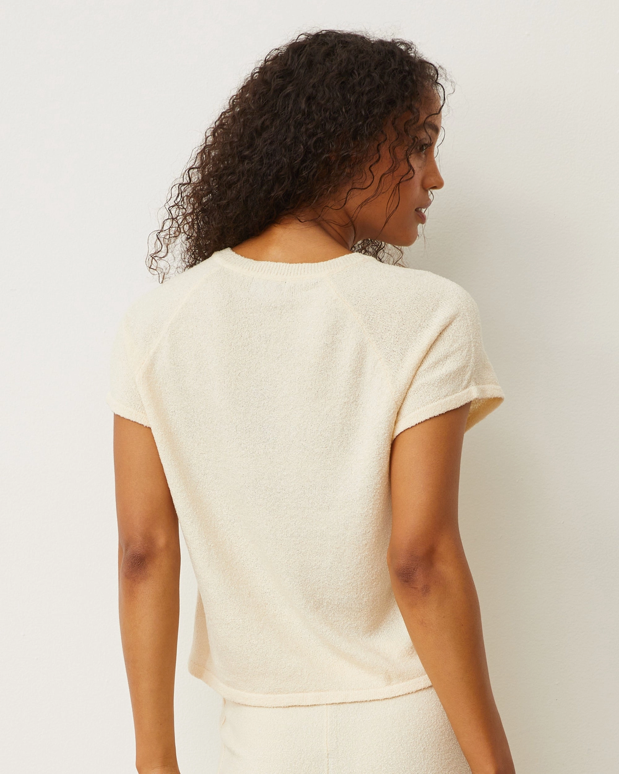 Perfect Layer Boucle Knit V-neck