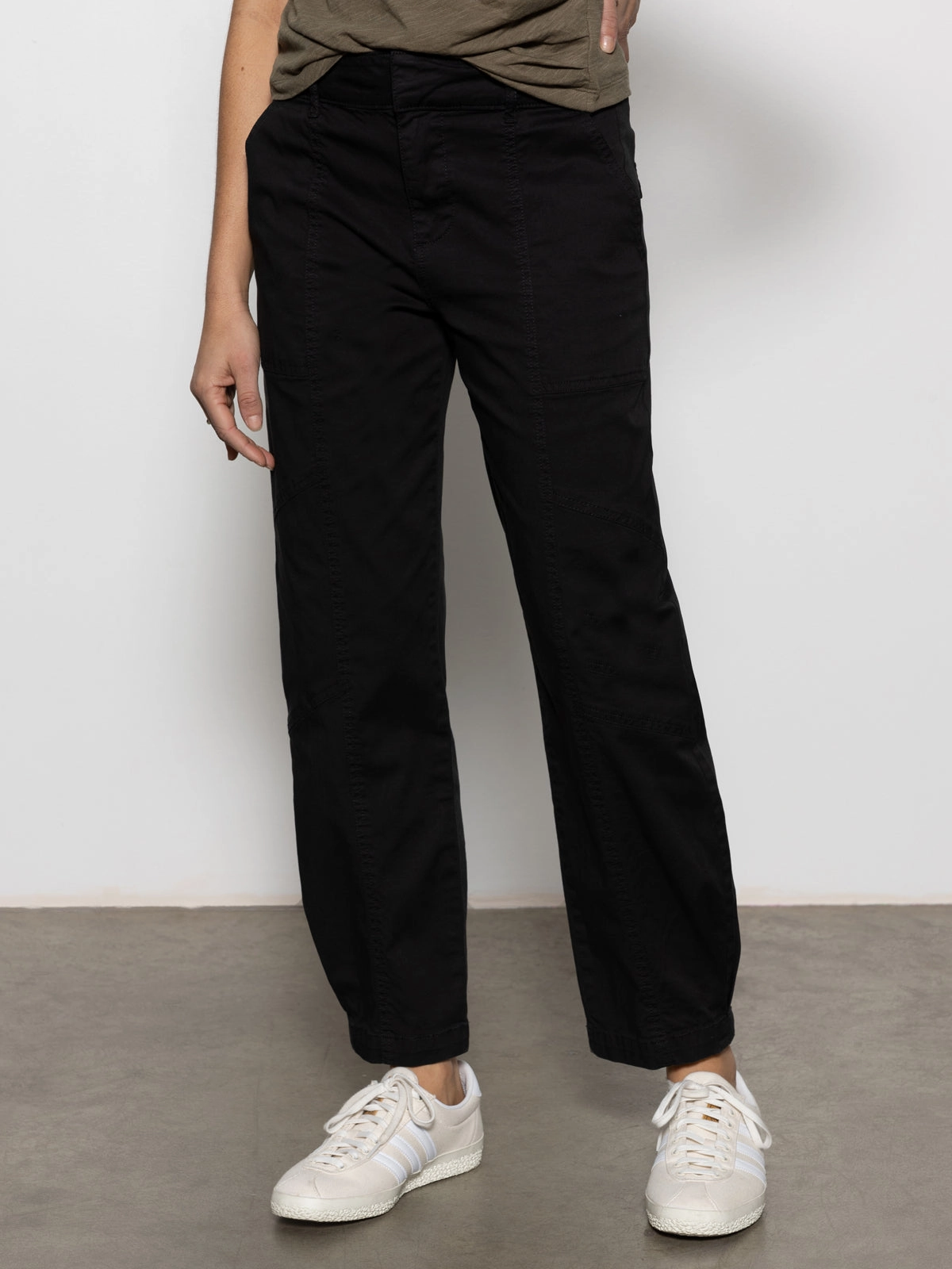 Sahara Tapered Standard Rise Pant Black fashion versatile Day To Night