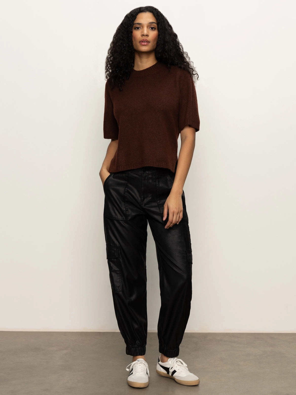 Perfect Sweater Tee Chicory Snug Knit