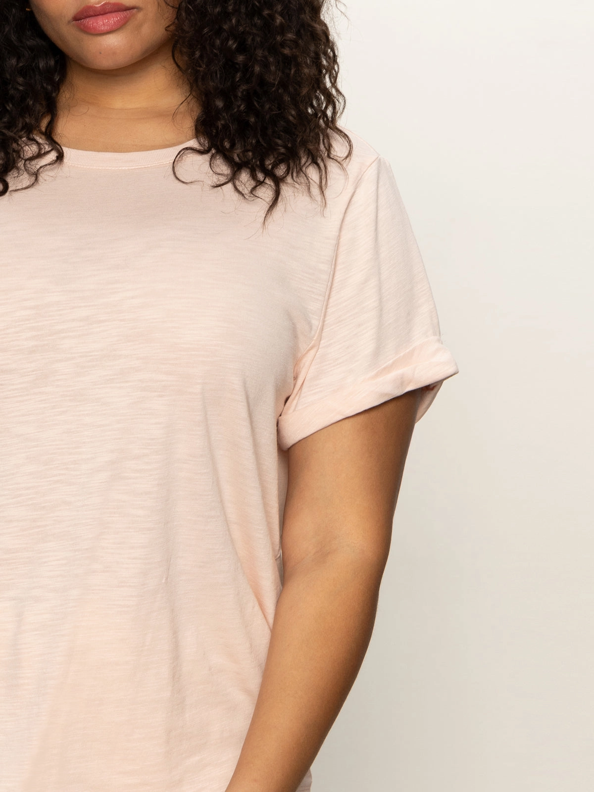 Perfect Tee Remix Earth Pink Extended Sizing Relaxed Vibe