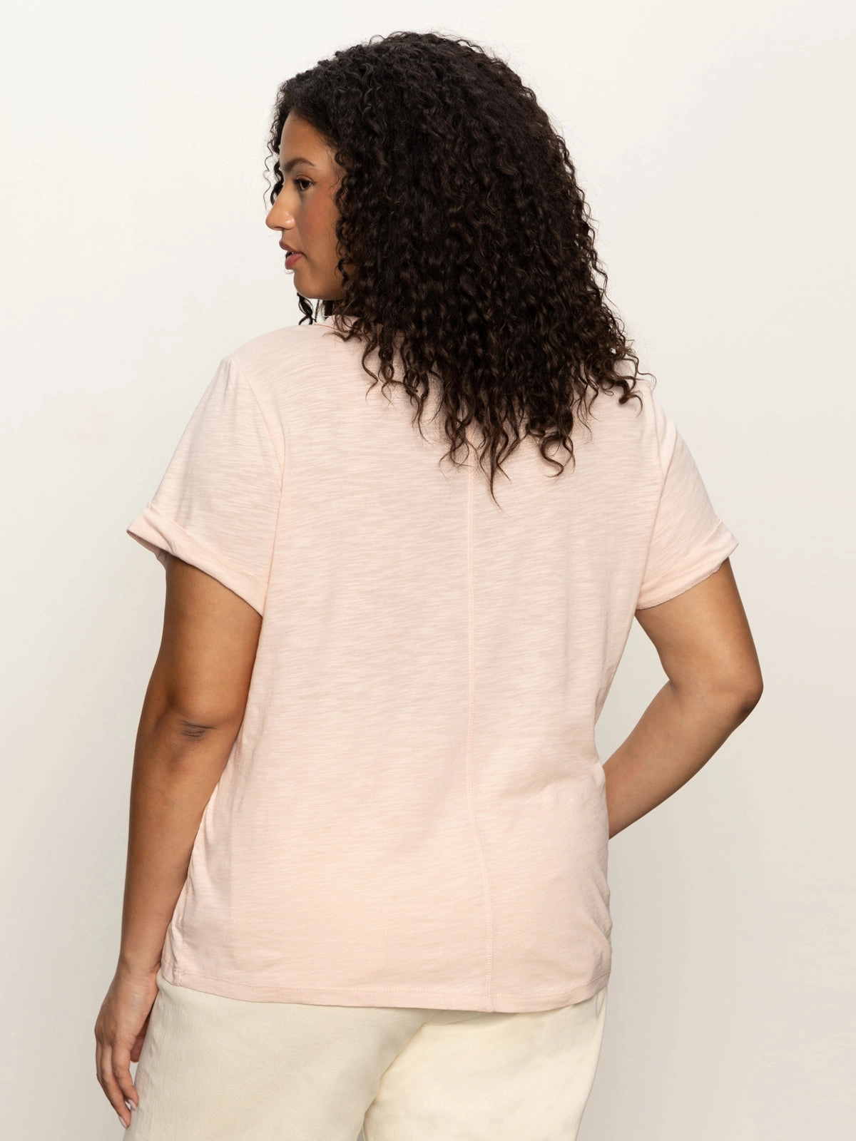 Perfect Tee Remix Earth Pink Extended Sizing Relaxed Vibe