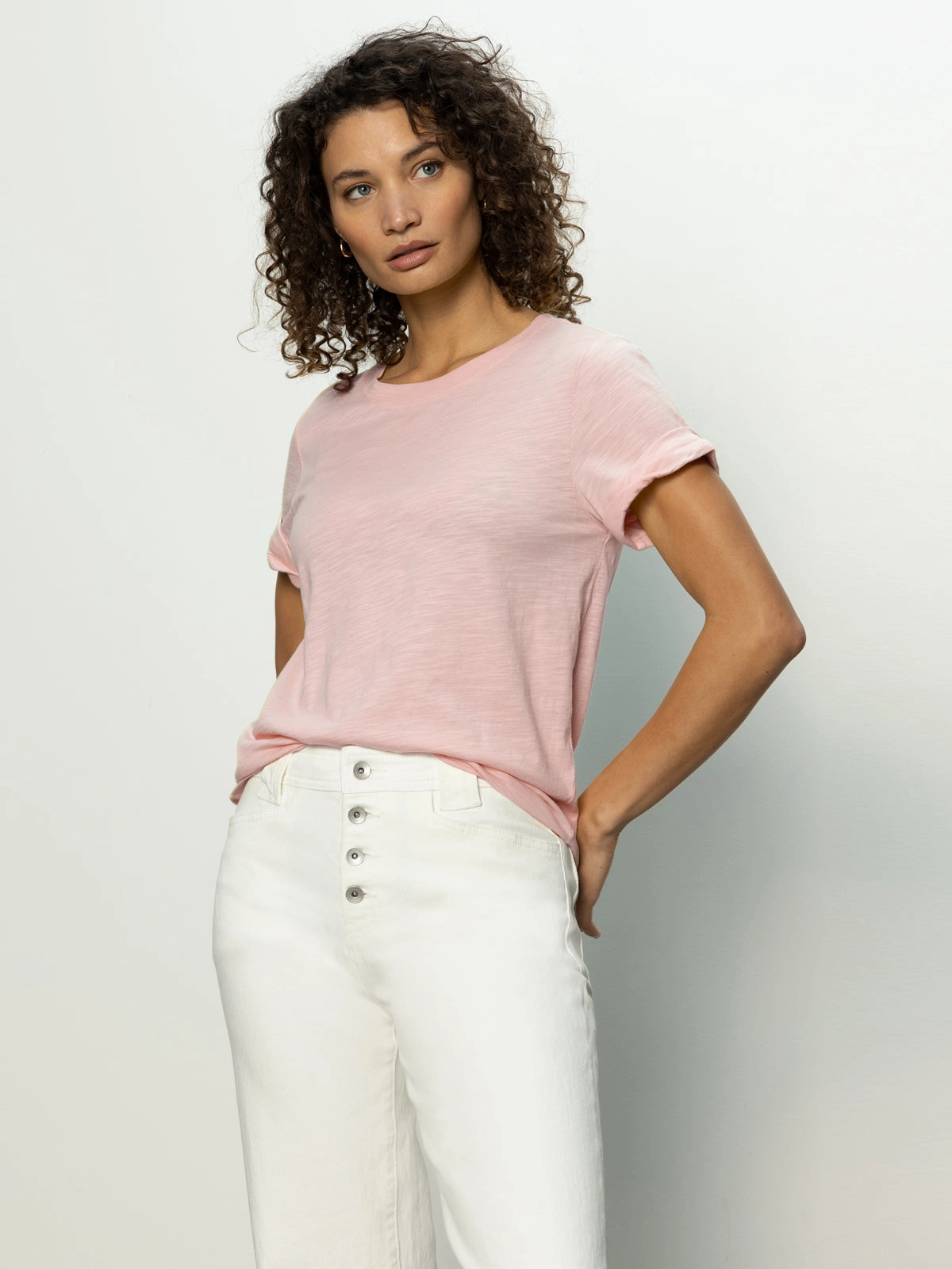 Perfect Tee Remix Earth Pink Relaxed Style