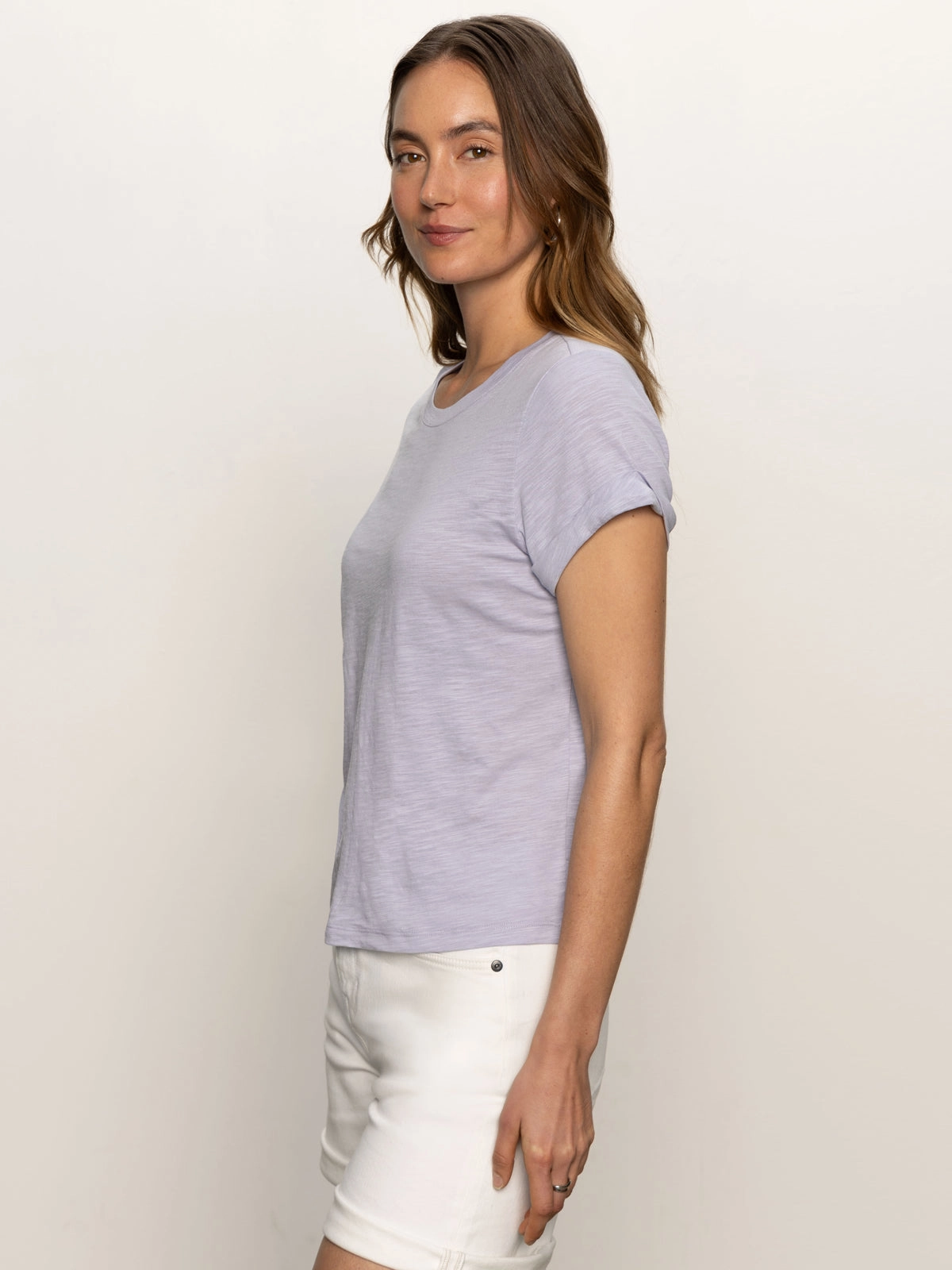 Perfect Tee Remix Lavender Mist Stretchable Material